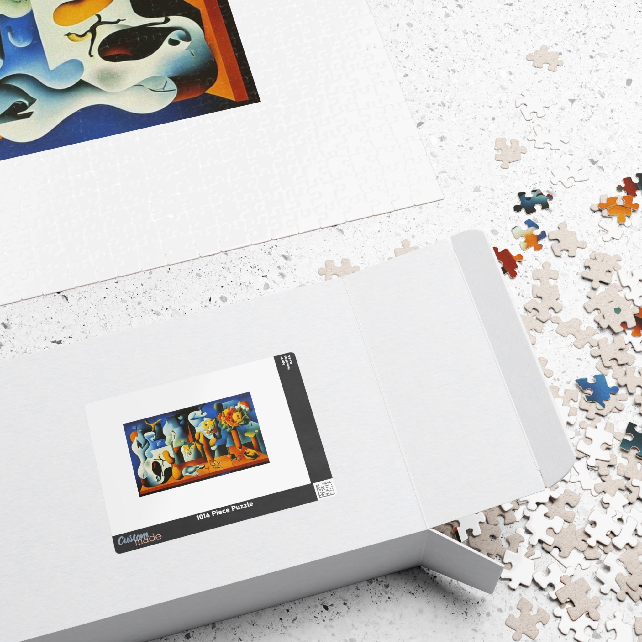 Abstract Flowers Series 2 Puzzle (110, 252, 520, 1014-piece)