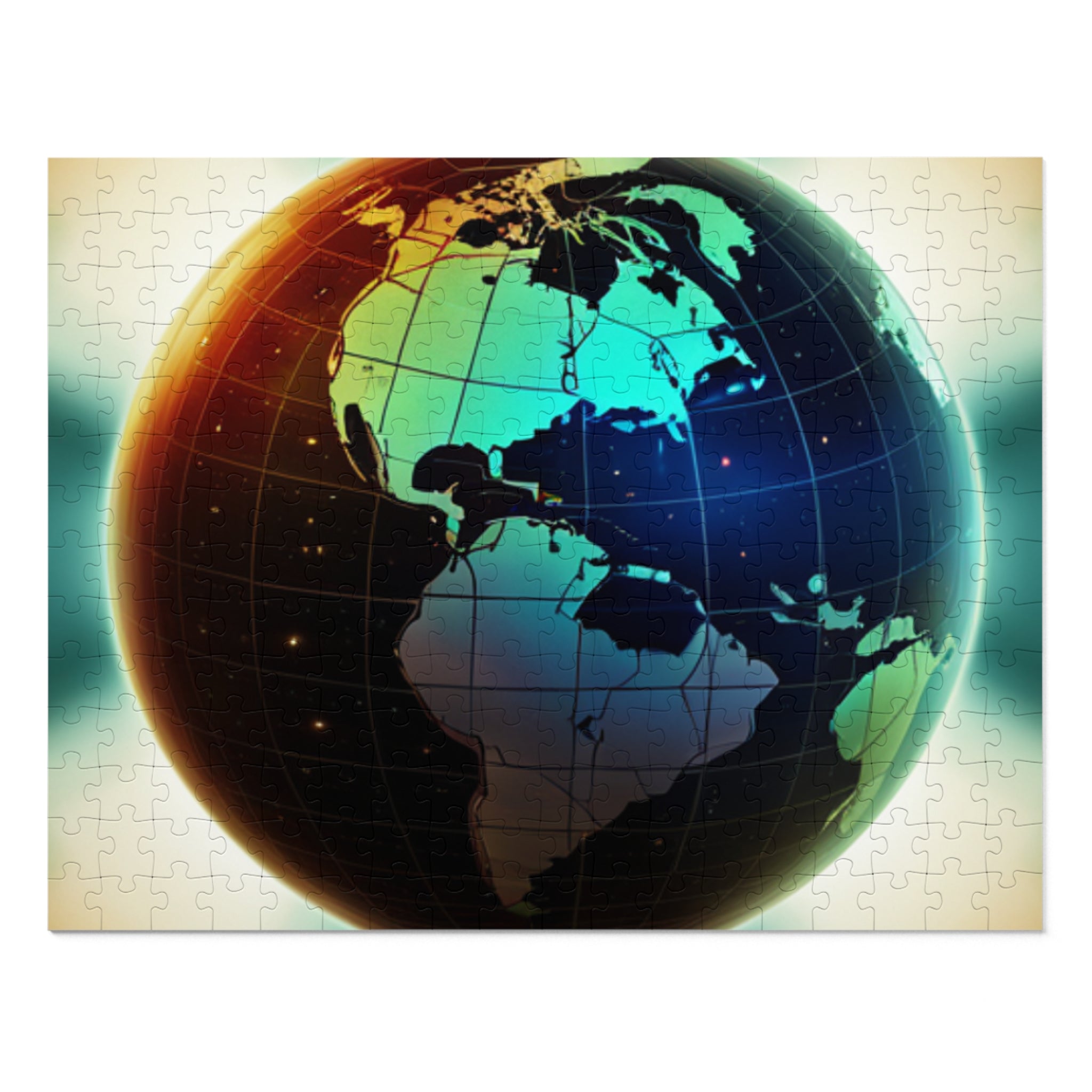 World Globe Jigsaw Puzzle —