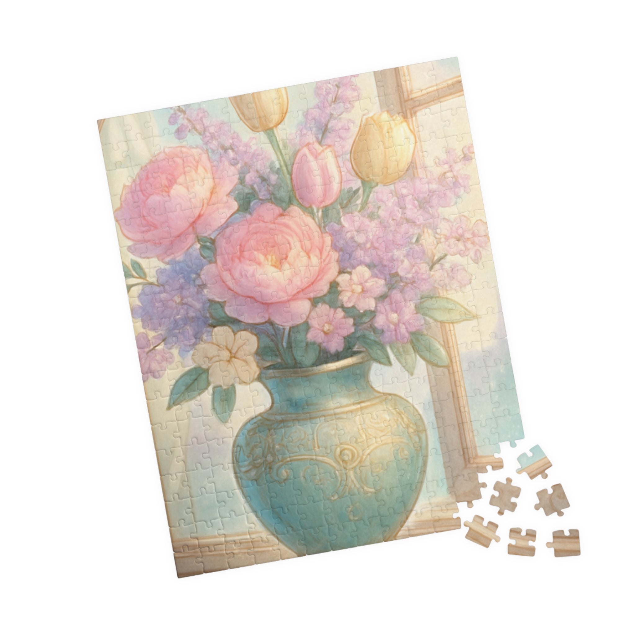 Floral Window Bouquet Puzzle —