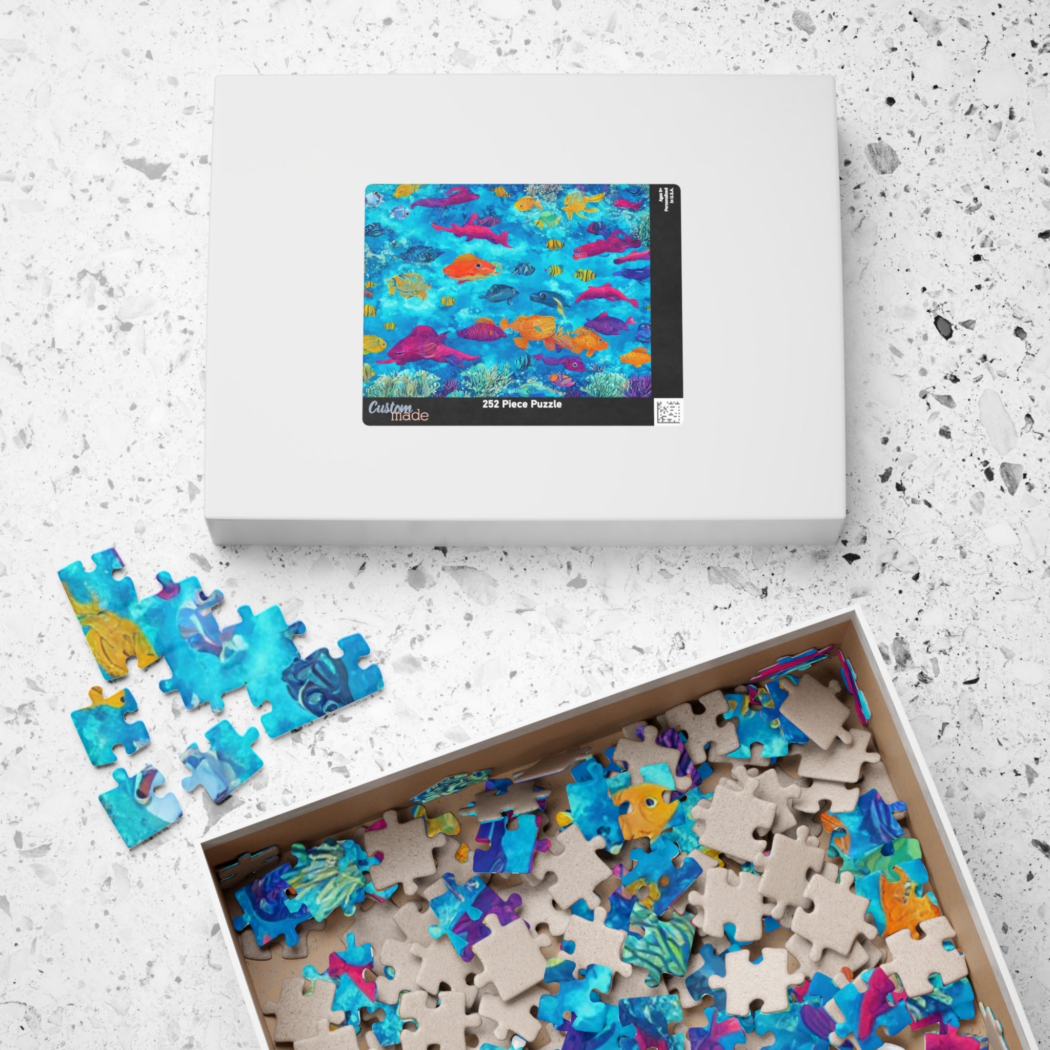 Colorful Underwater Sea life Puzzle