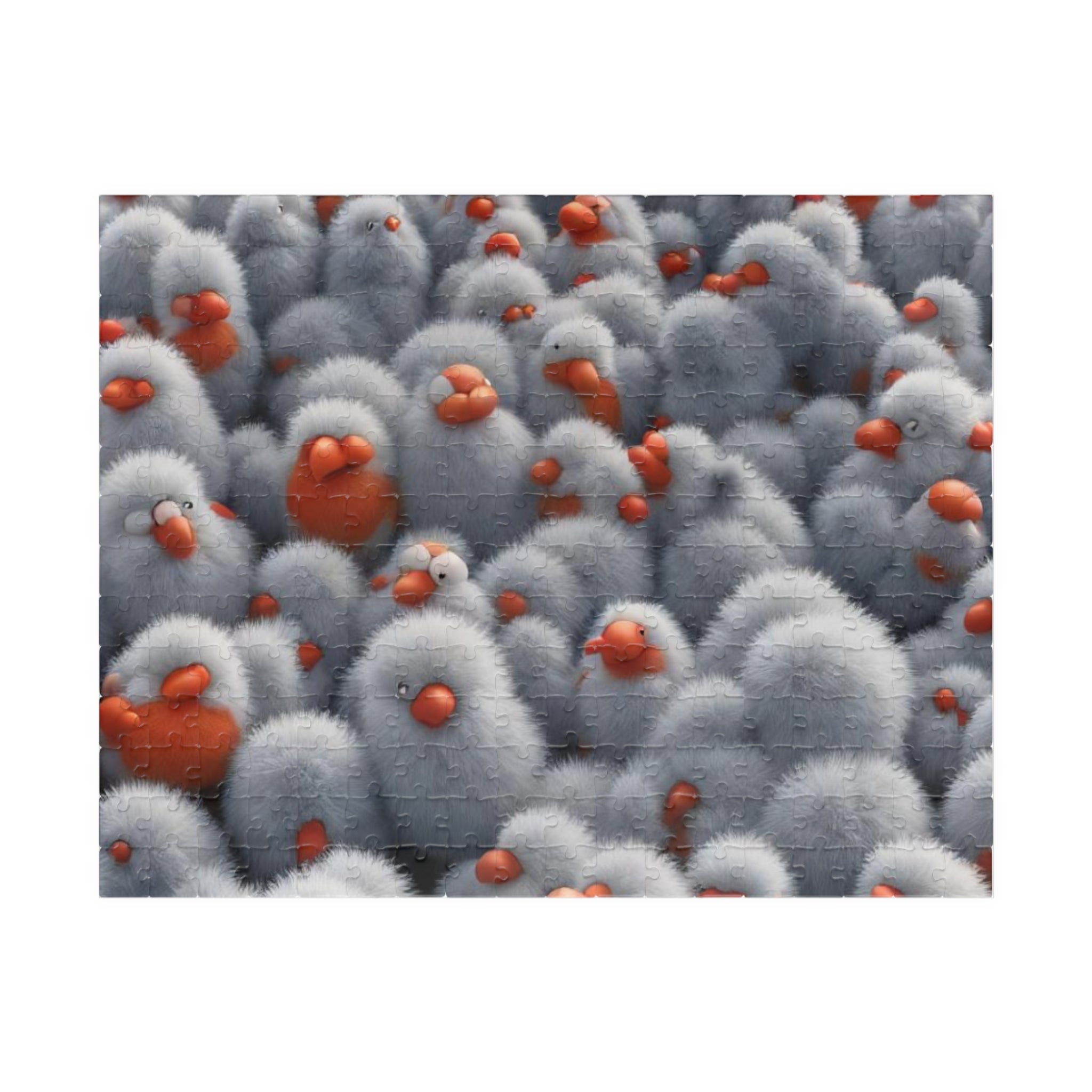 Fluffy Bird Cartoon Puzzle