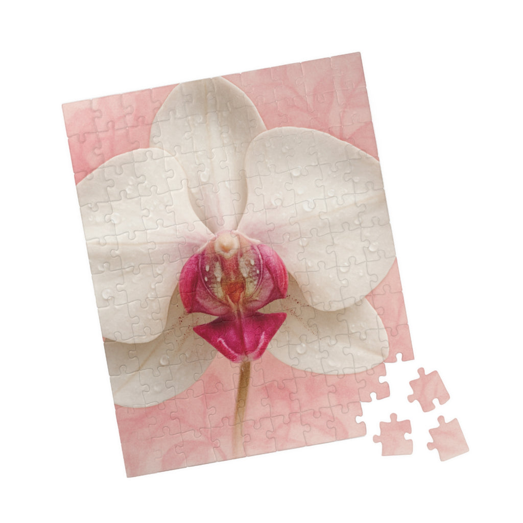 Orchid Blossom in Pink Jigsaw Puzzle —