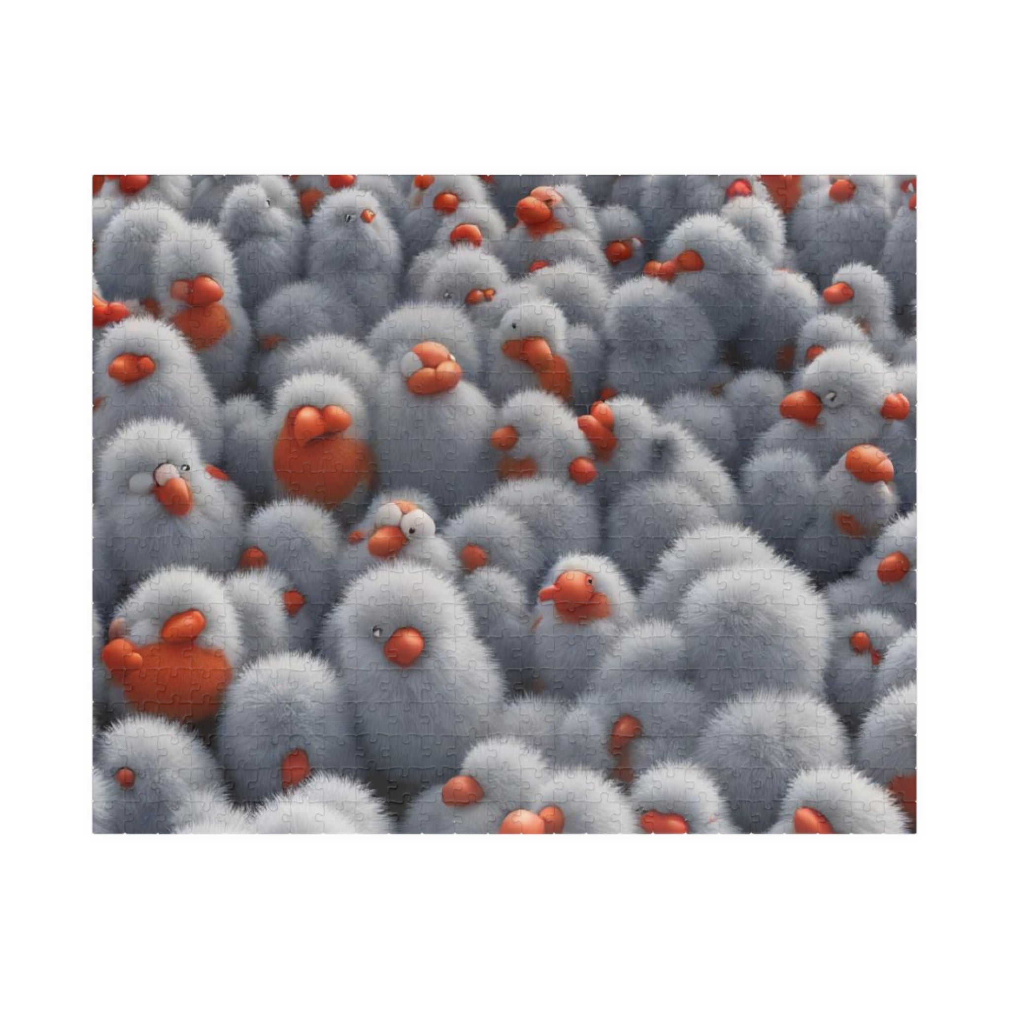 Fluffy Bird Cartoon Puzzle