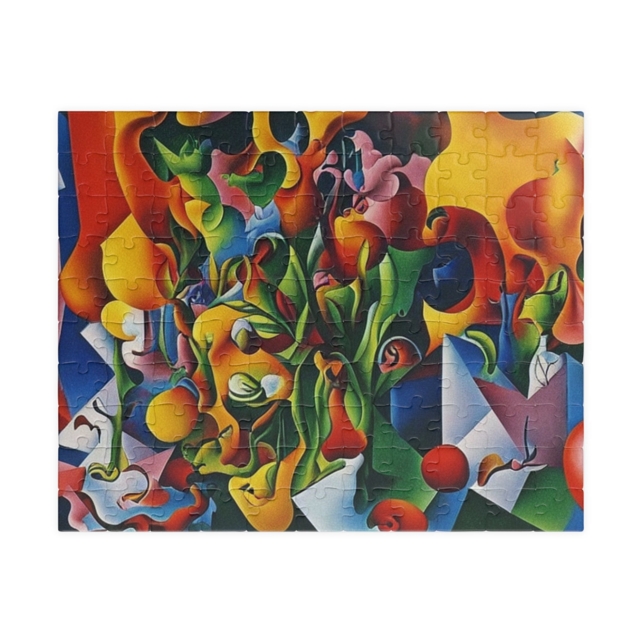 Abstract Flowers Series 1 Puzzle (110, 252, 520, 1014-piece)