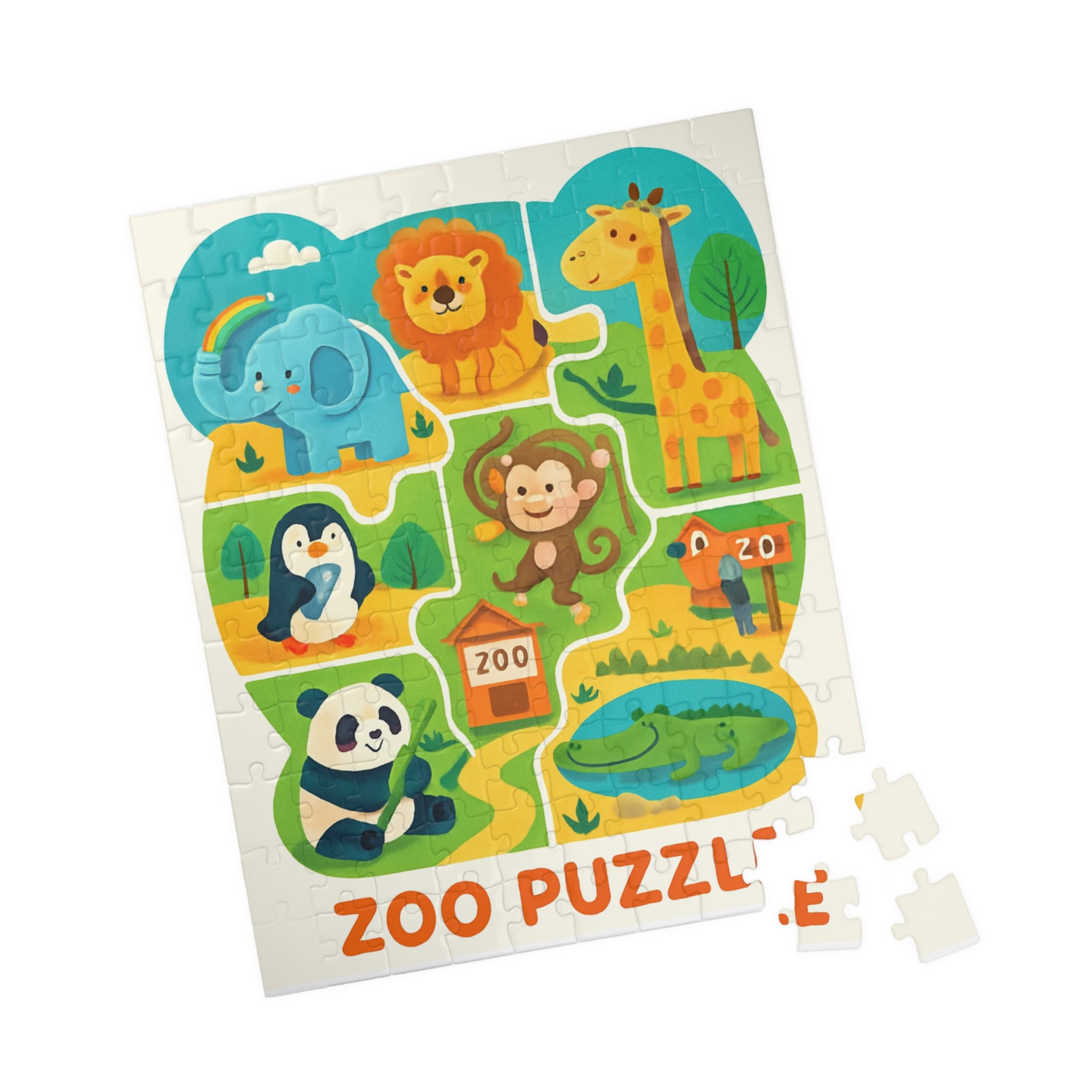 Zoo Animals Kids Puzzle — 110/252/520/1014-Piece Educational Jigsaw