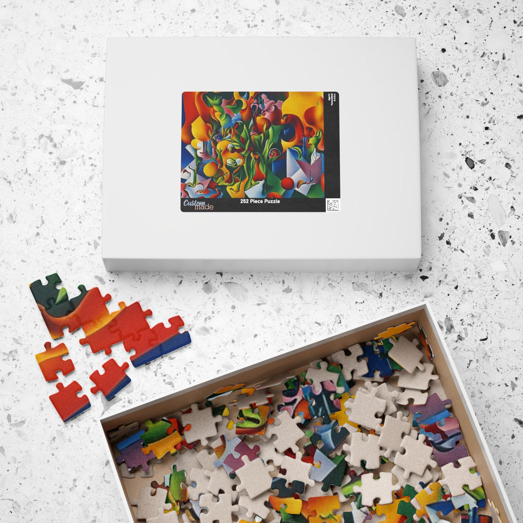 Abstract Flowers Series 1 Puzzle (110, 252, 520, 1014-piece)
