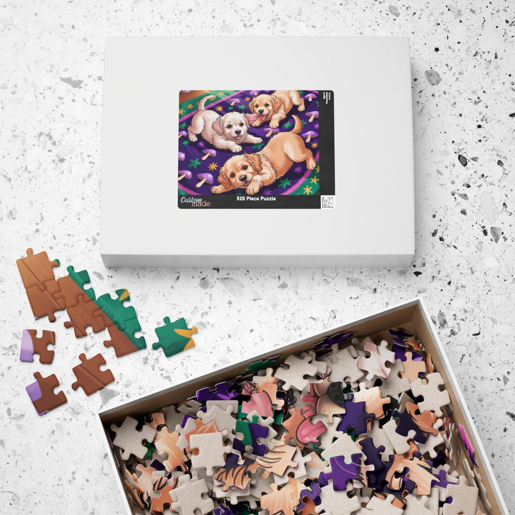 Dog Lovers Puzzle - 110, 252, 520, 1014-piece with Cute Puppies, Fun Gift for Pet Owners, Family Activities, Birthday, Holiday, Home Decor