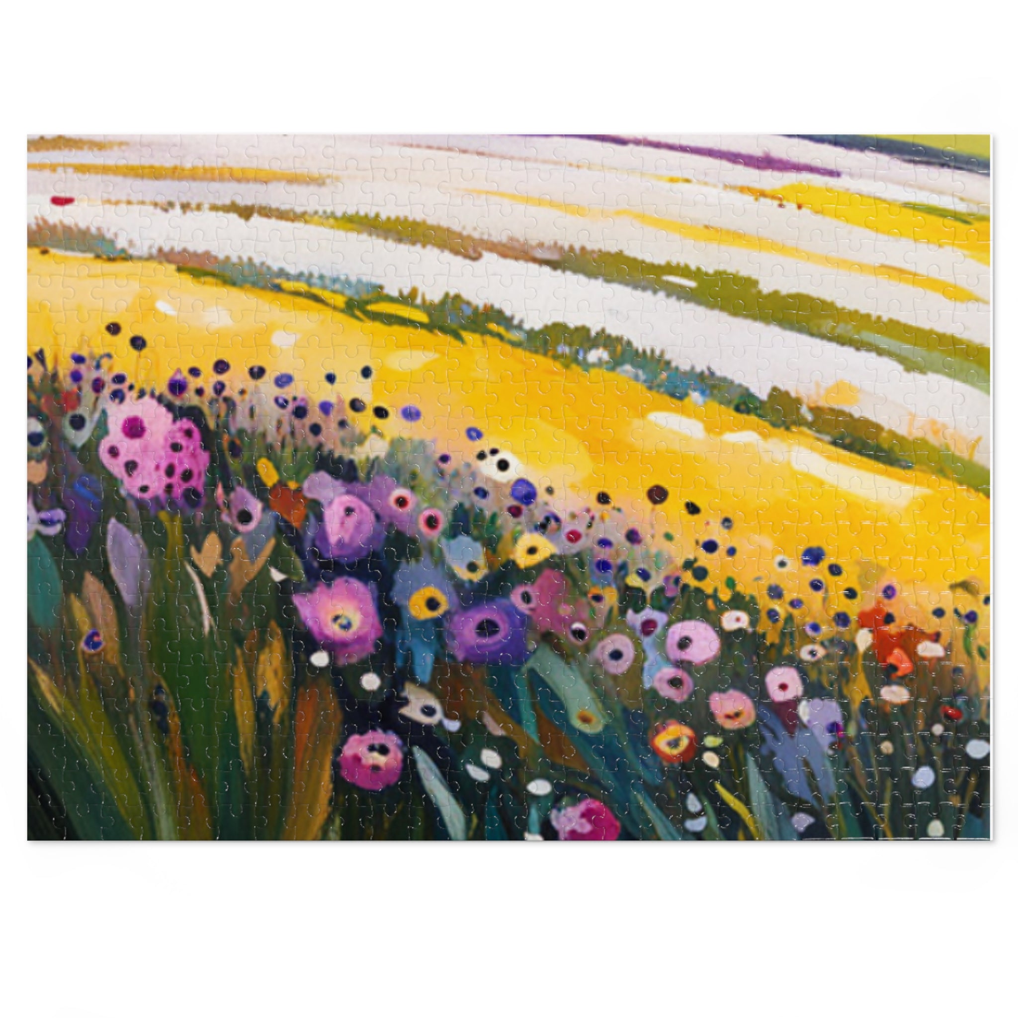 Field of Flower Jigsaw Puzzle (30, 110, 252, 500,1000-Piece)