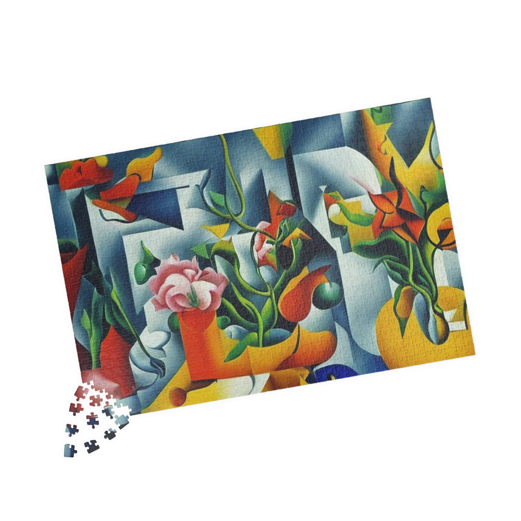 Abstract Flowers Series 5 Puzzle (110, 252, 520, 1014-piece)