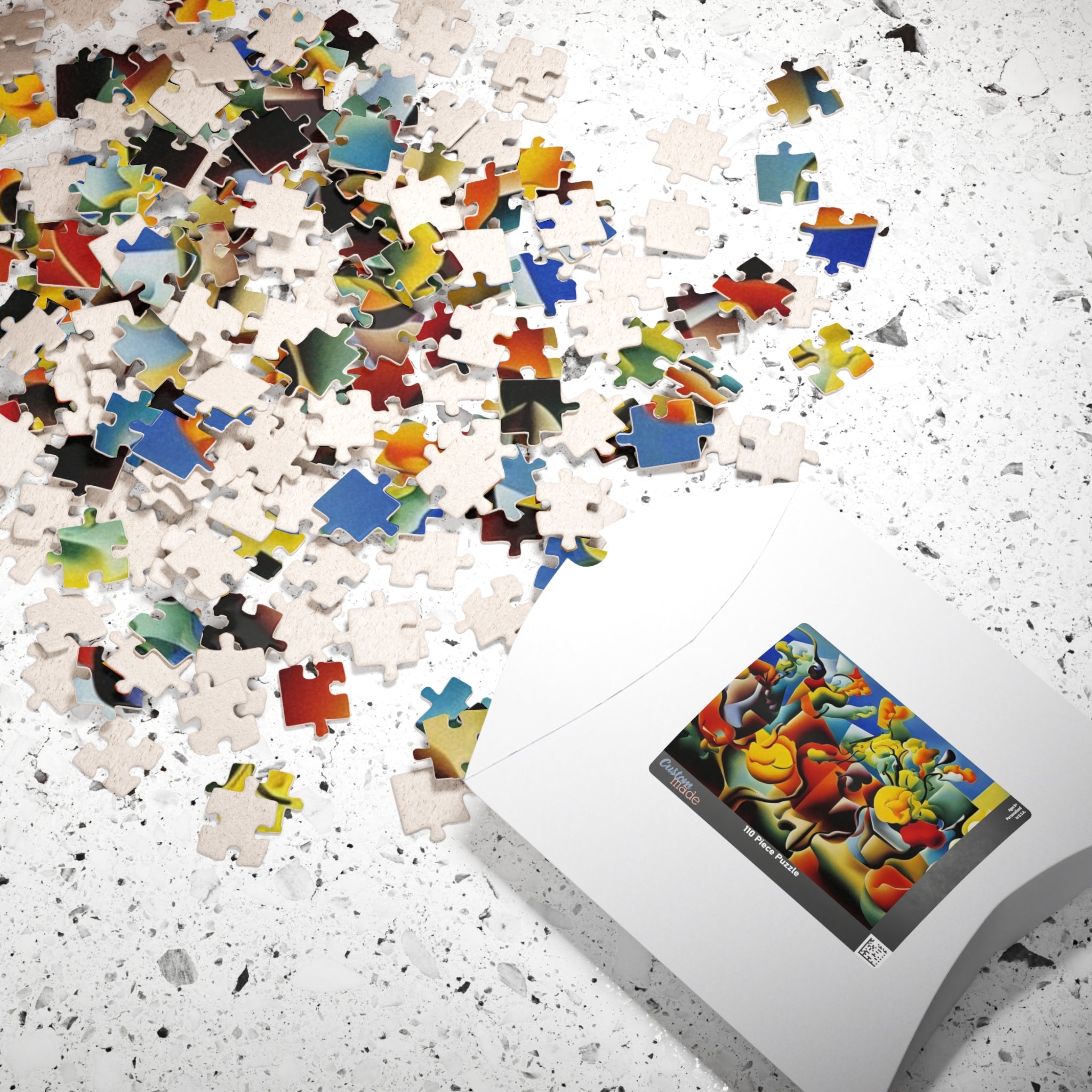 Abstract Flowers Series 3 Puzzle (110, 252, 520, 1014-piece)