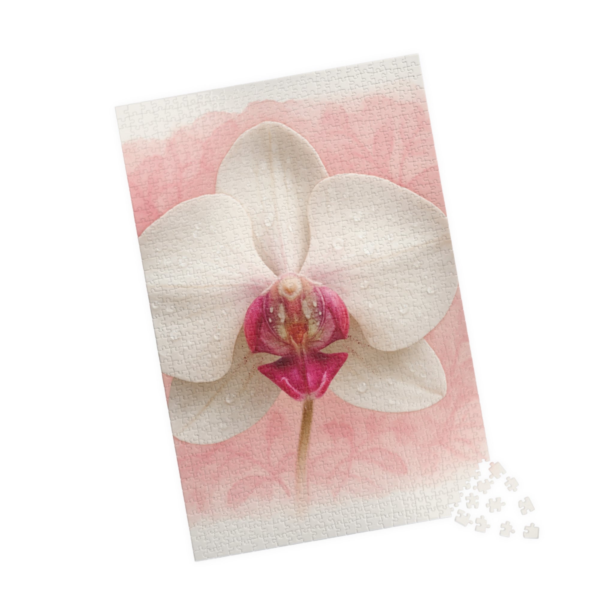 Orchid Blossom in Pink Jigsaw Puzzle —