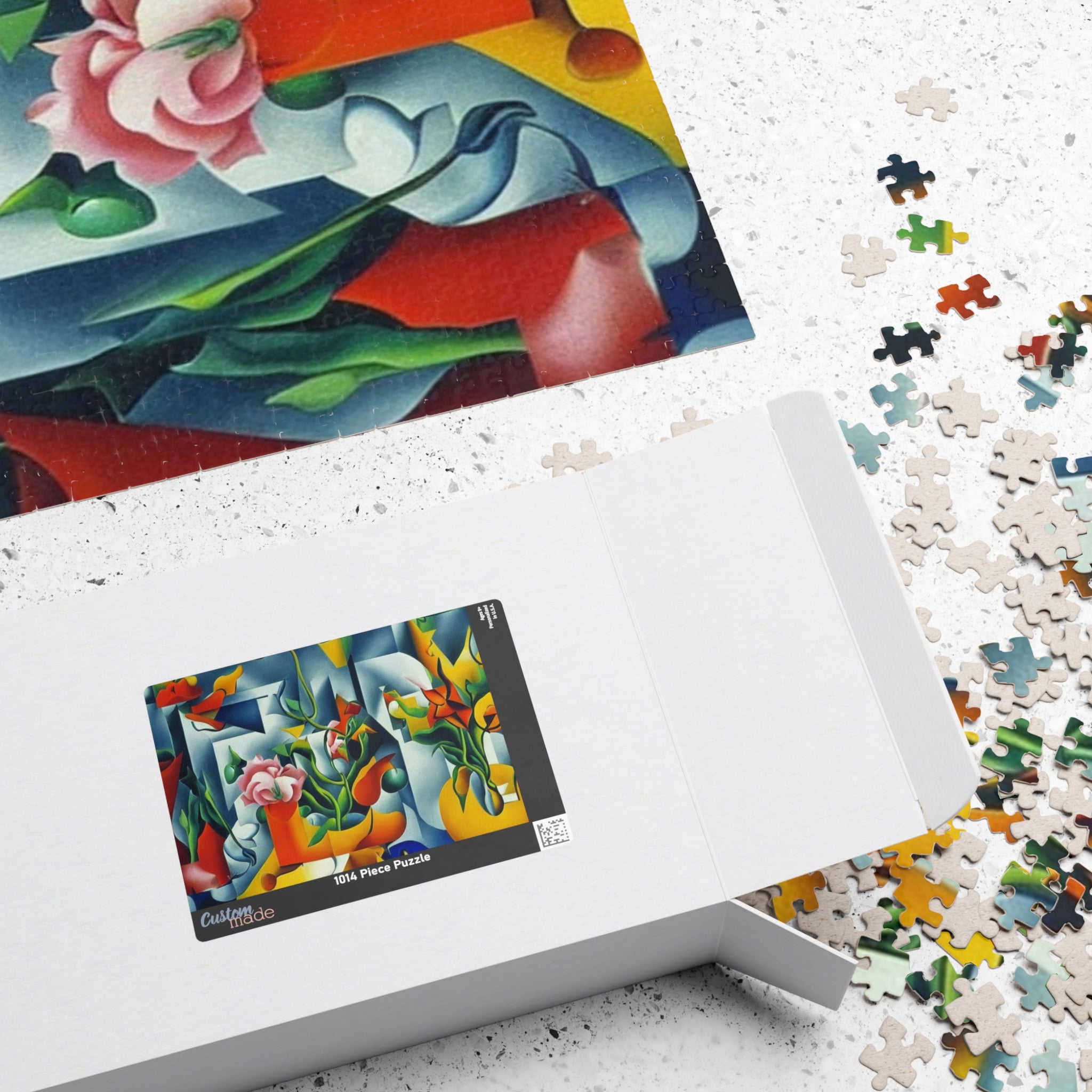 Abstract Floral Puzzle (110, 252, 520, 1014-piece)