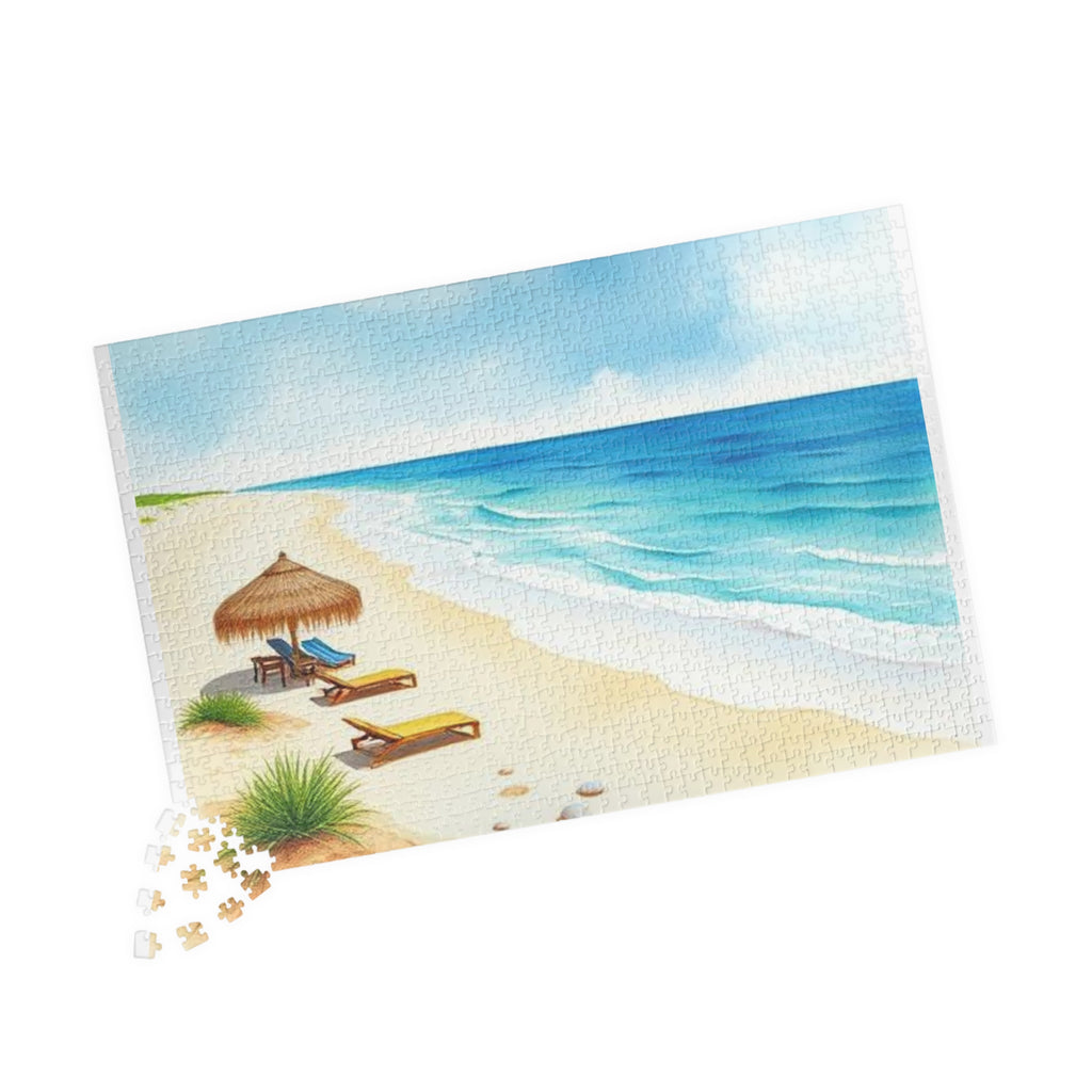 Serene Beach Scene Puzzle Series 3