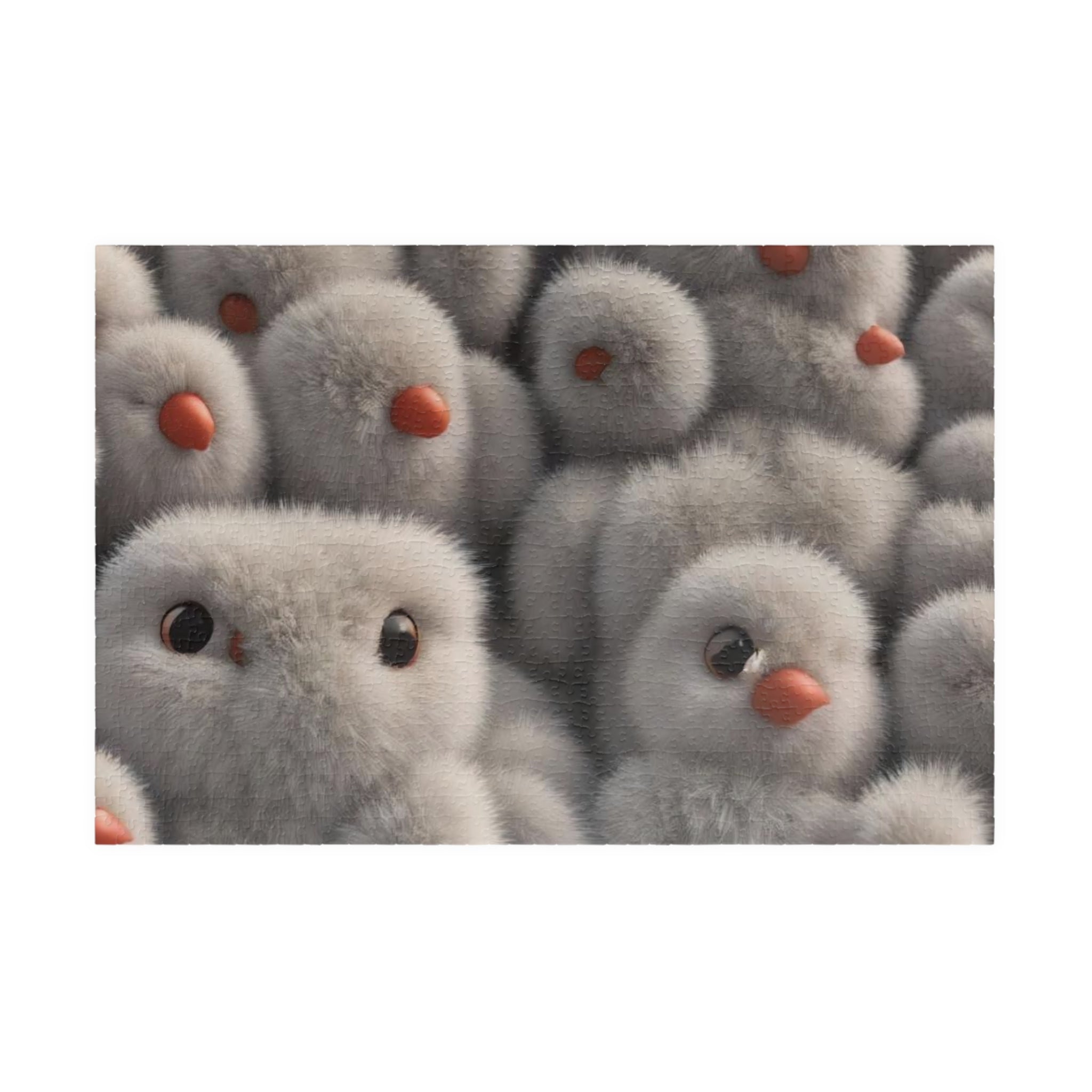 Fluffy Penguin Puzzle (110, 252, 520, 1014-piece)