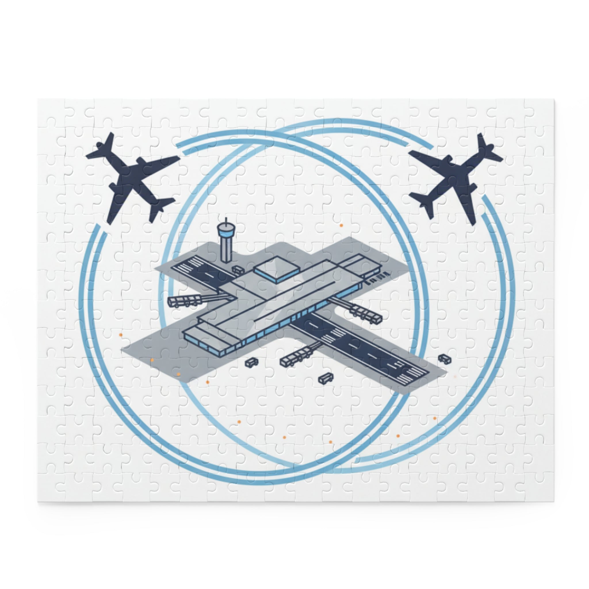 Airport & Airplane Jigsaw Puzzle — 120/252/500-Piece Travel Puzzle
