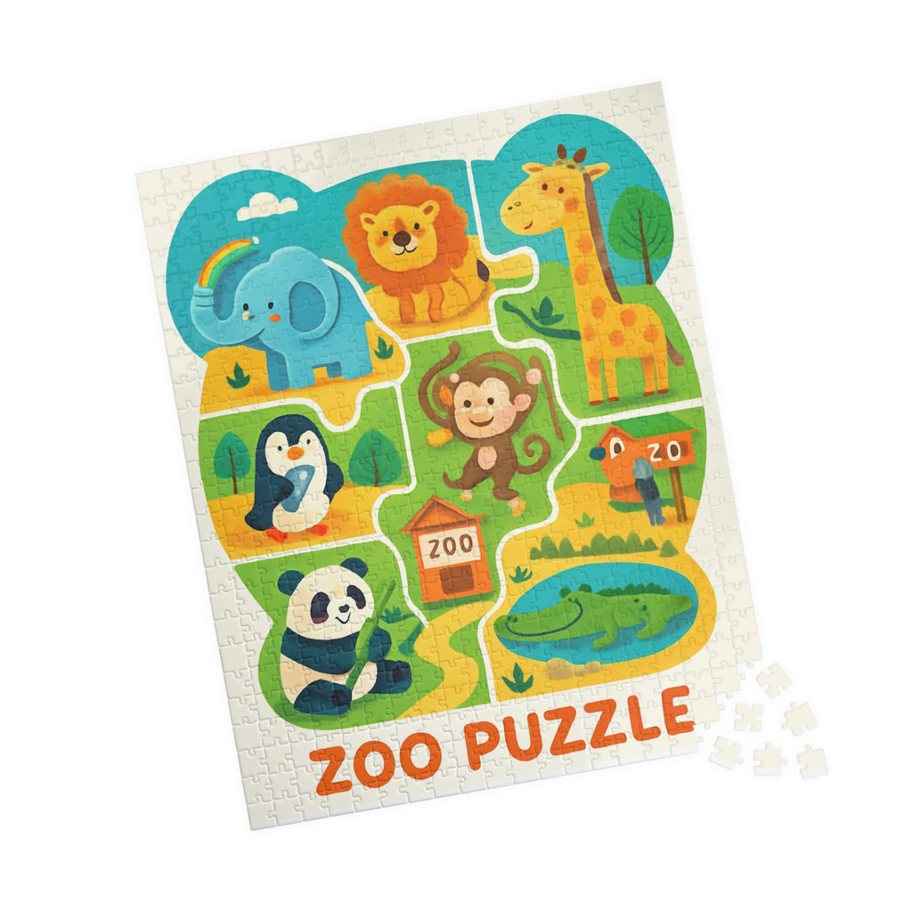 Zoo Animals Kids Puzzle — 110/252/520/1014-Piece Educational Jigsaw
