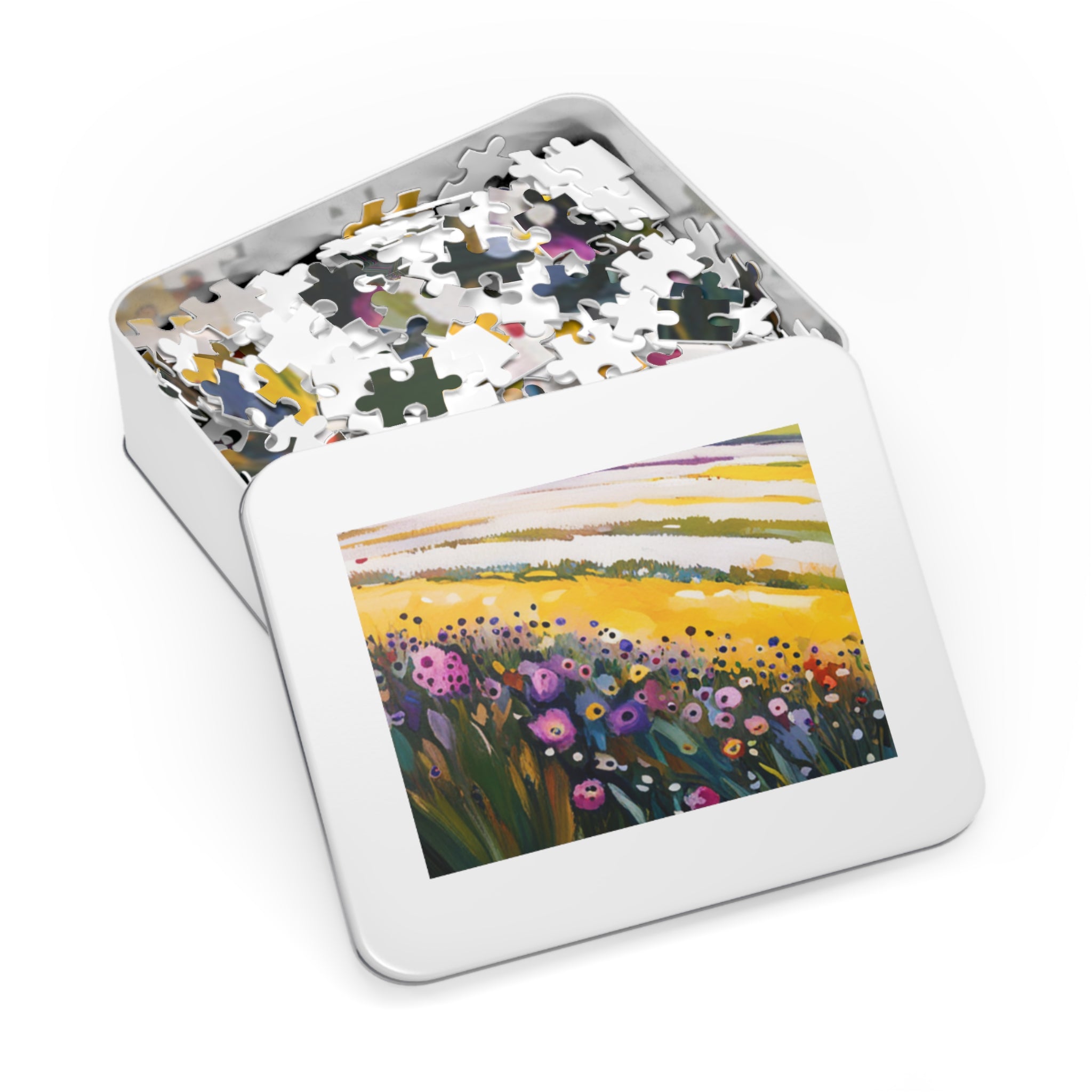 Field of Flower Jigsaw Puzzle (30, 110, 252, 500,1000-Piece)