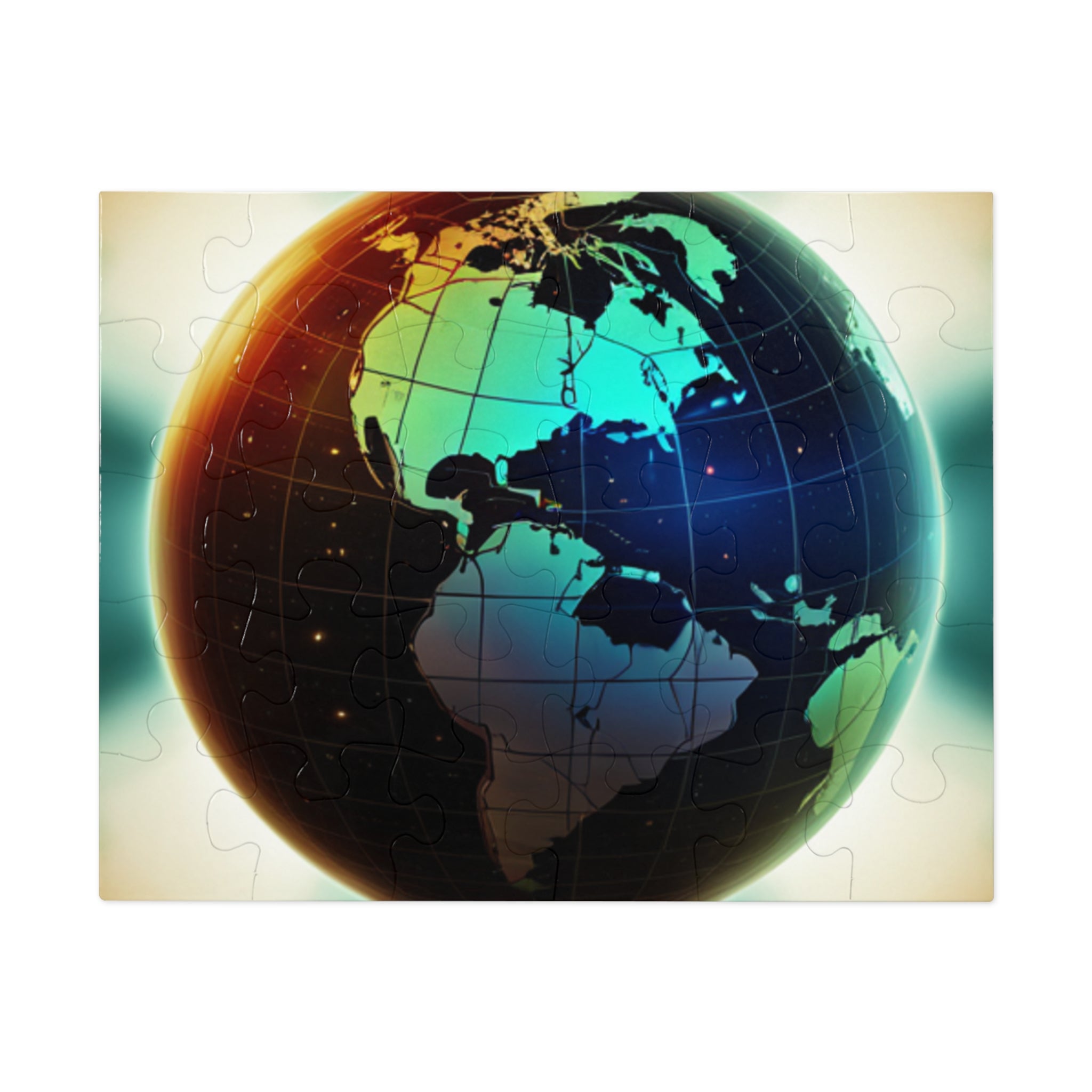 World Globe Jigsaw Puzzle —