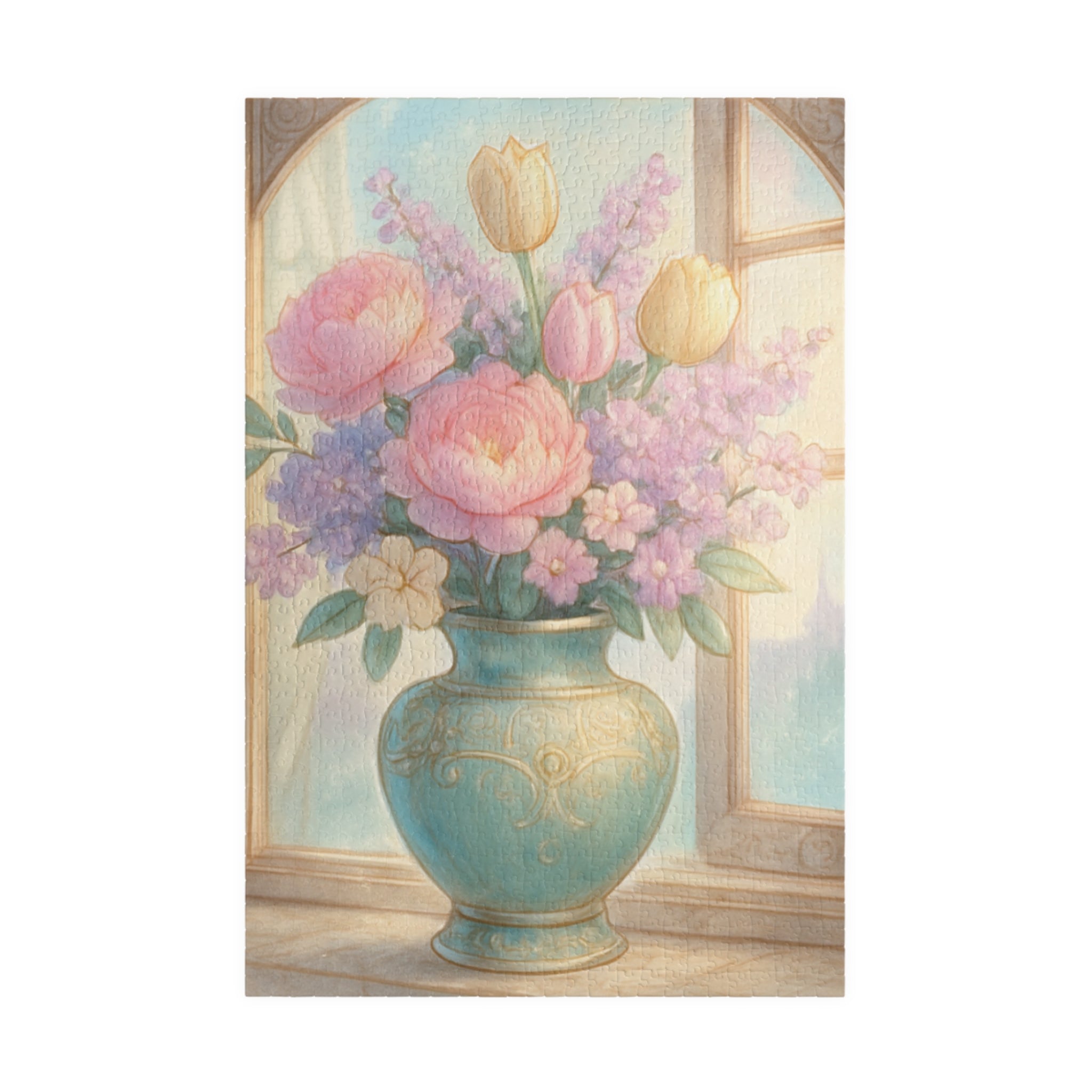 Floral Window Bouquet Puzzle —