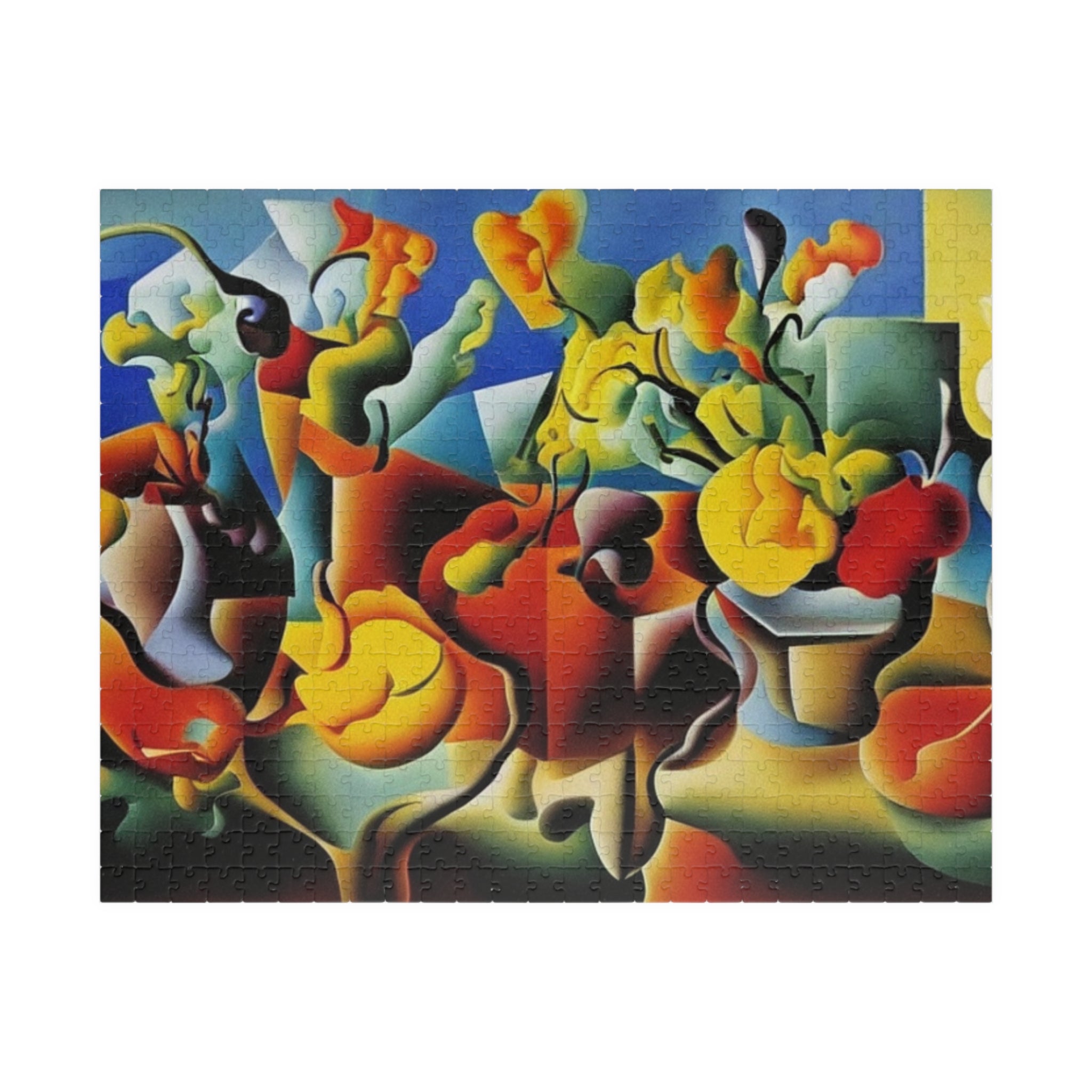 Abstract Flowers Series 3 Puzzle (110, 252, 520, 1014-piece)