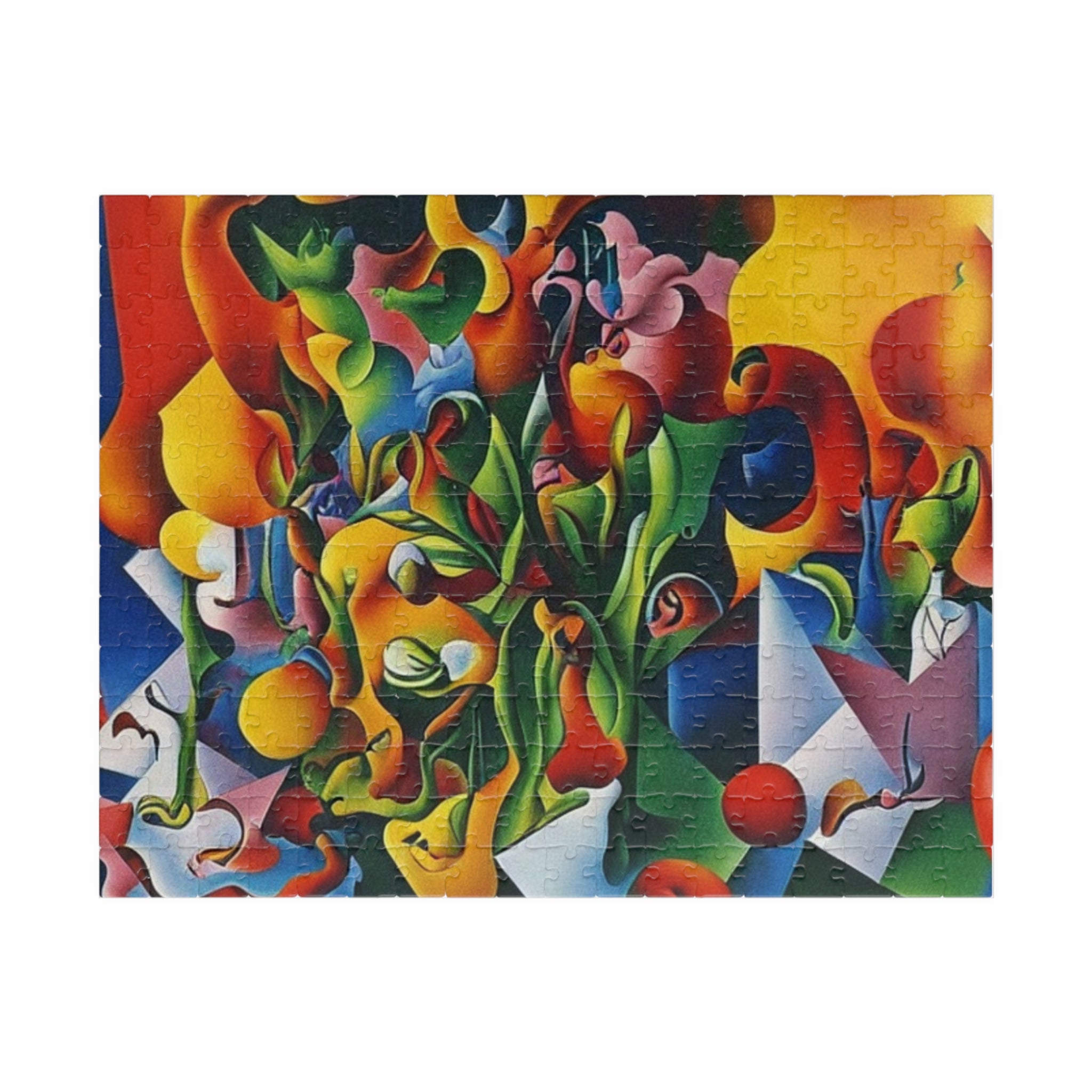 Abstract Flowers Series 1 Puzzle (110, 252, 520, 1014-piece)