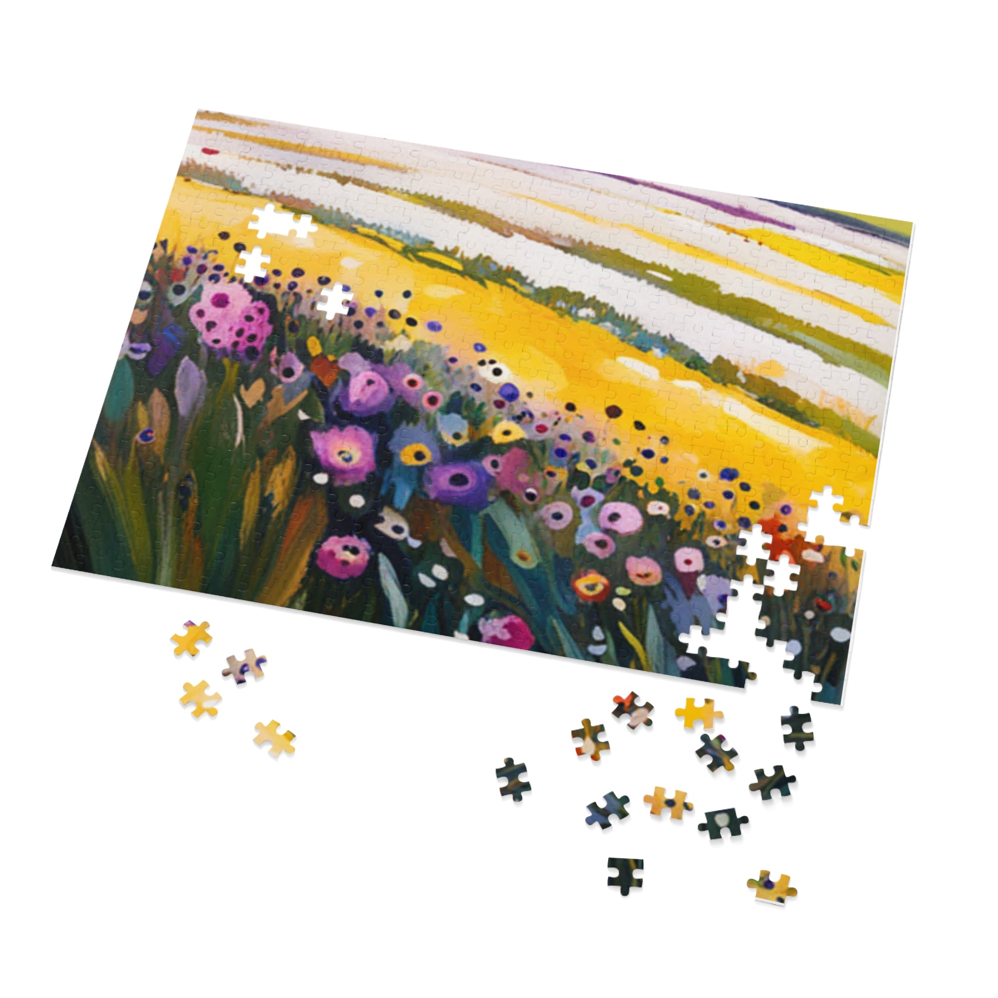 Field of Flower Jigsaw Puzzle (30, 110, 252, 500,1000-Piece)