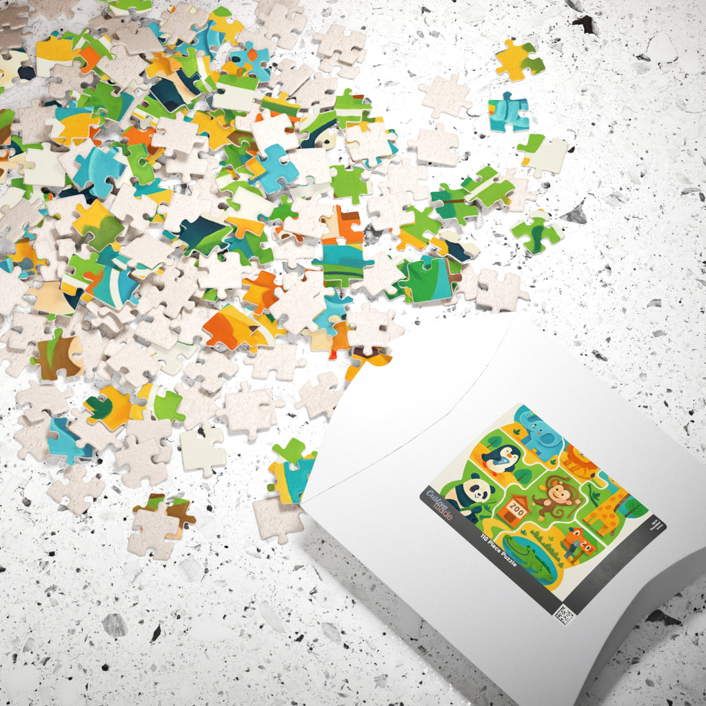 Zoo Animals Kids Puzzle — 110/252/520/1014-Piece Educational Jigsaw