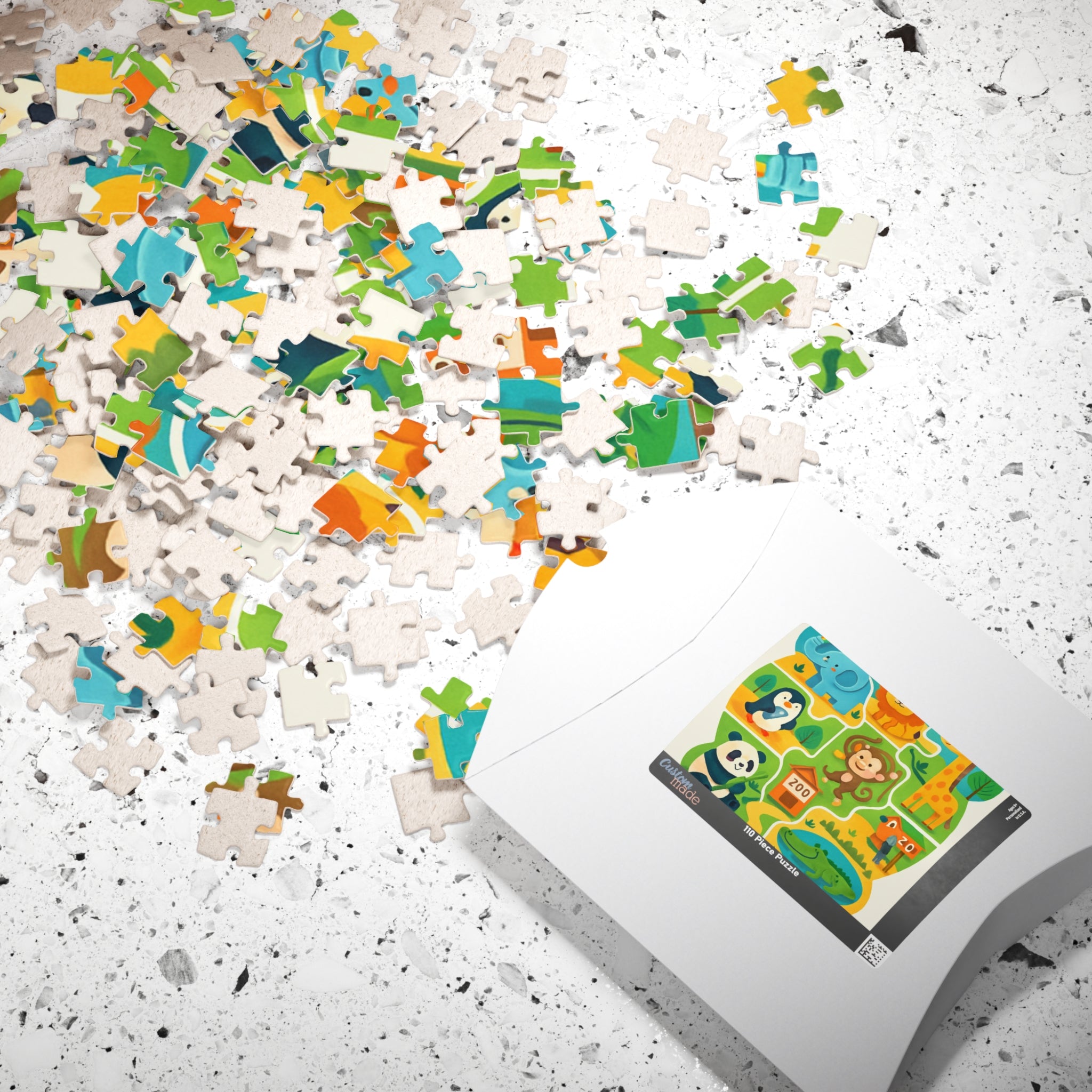Zoo Animals Kids Puzzle — 110/252/520/1014-Piece Educational Jigsaw