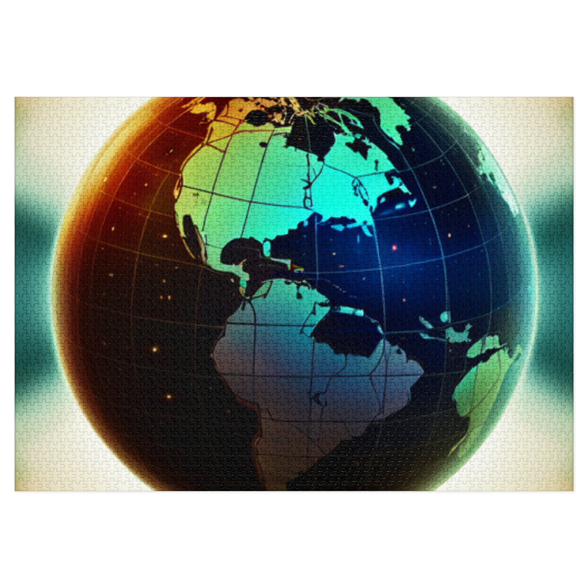 World Globe Jigsaw Puzzle —