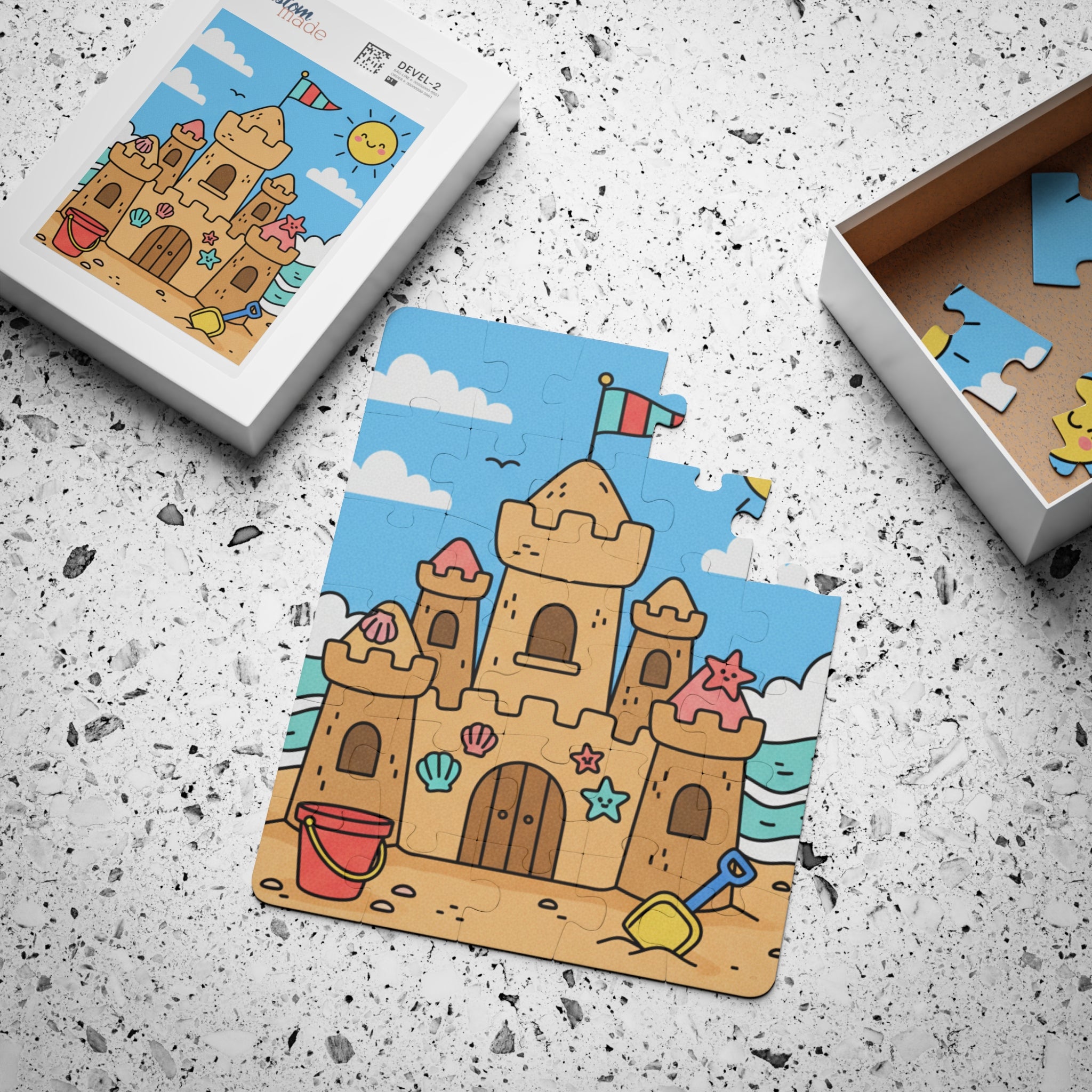 Sandcastle Kids Puzzle — 30-Piece Beach Jigsaw for Toddlers