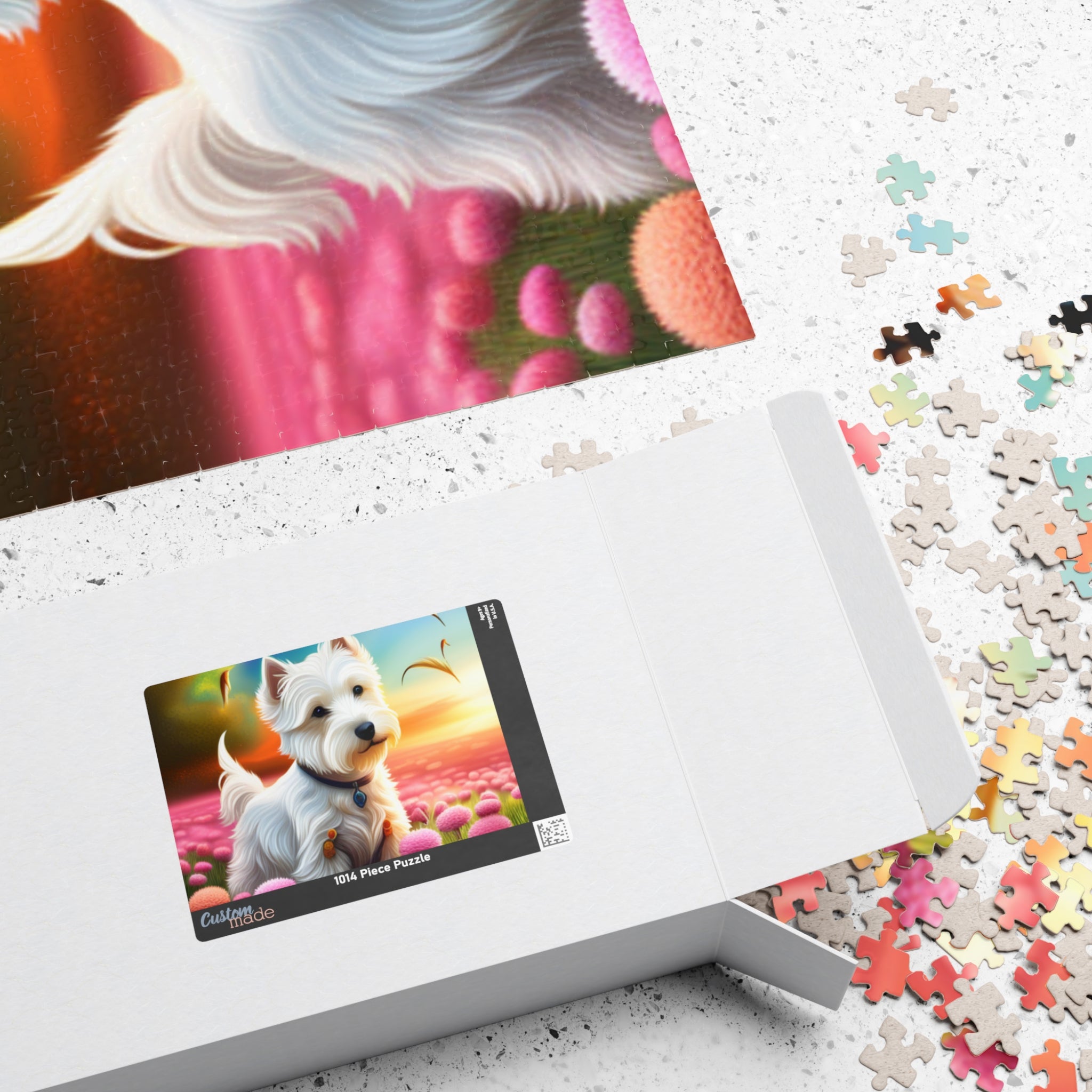 Lazy Westie in the field