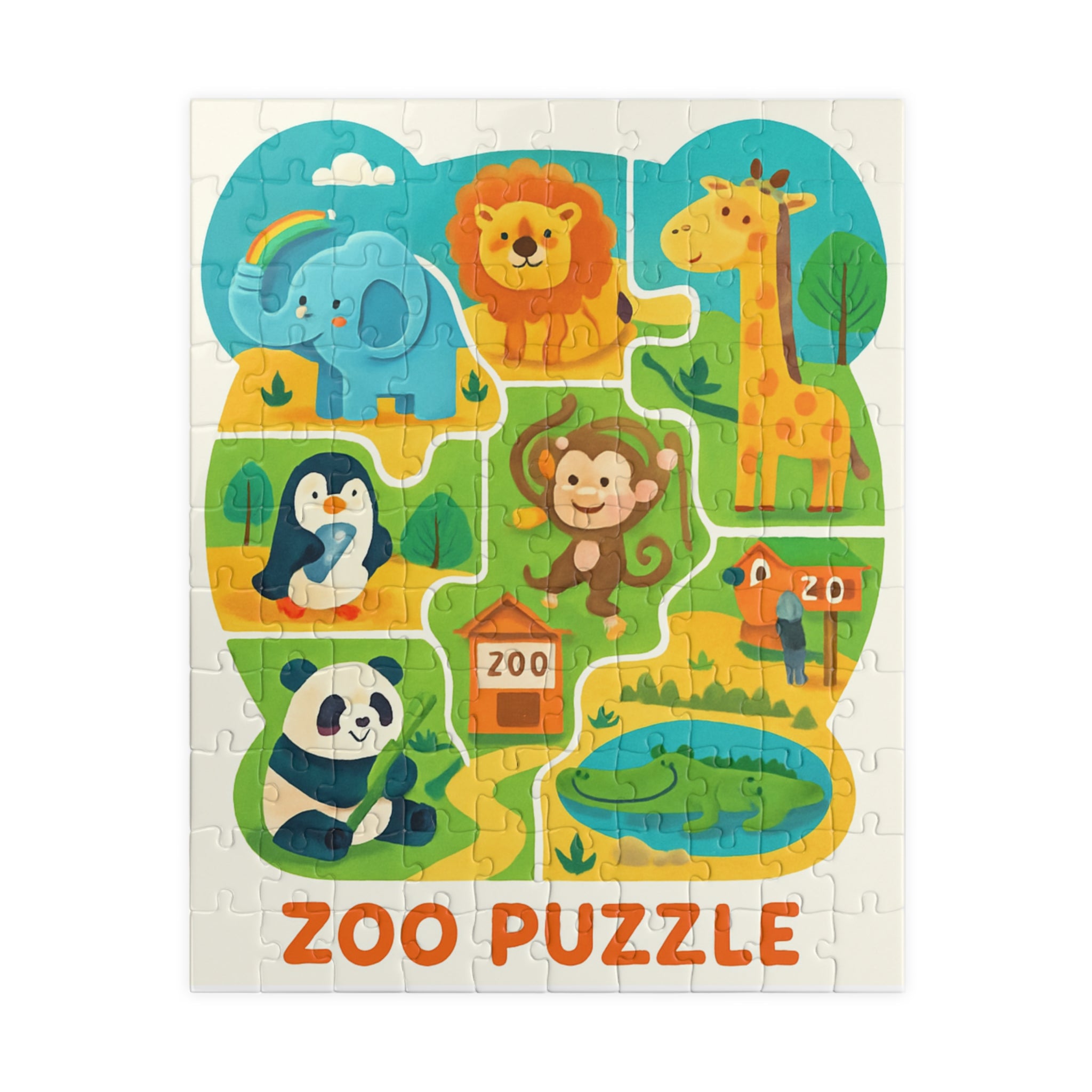Zoo Animals Kids Puzzle — 110/252/520/1014-Piece Educational Jigsaw