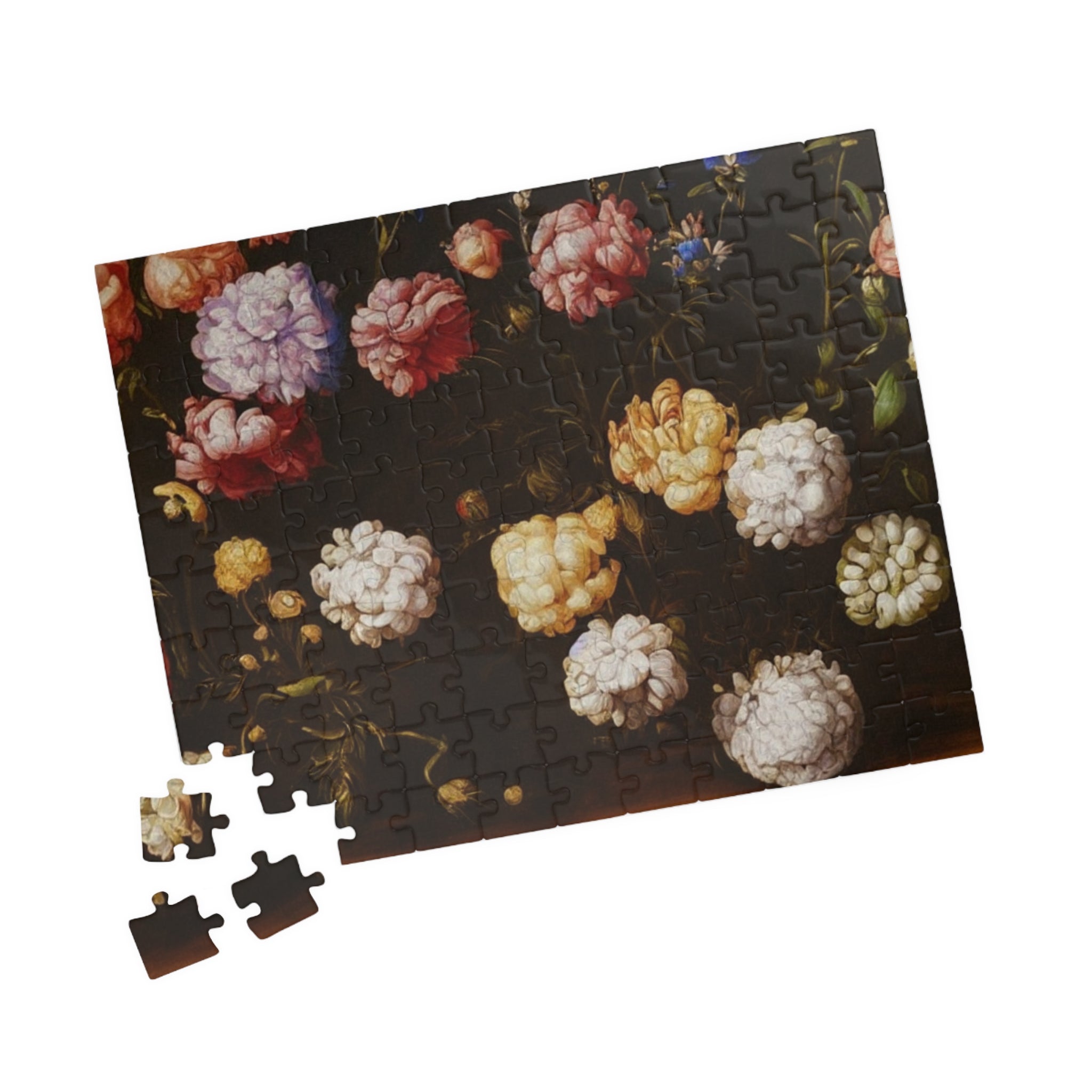 Flowers in the shadows Series 1 of 4 Puzzle (110, 252, 520, 1014-piece)