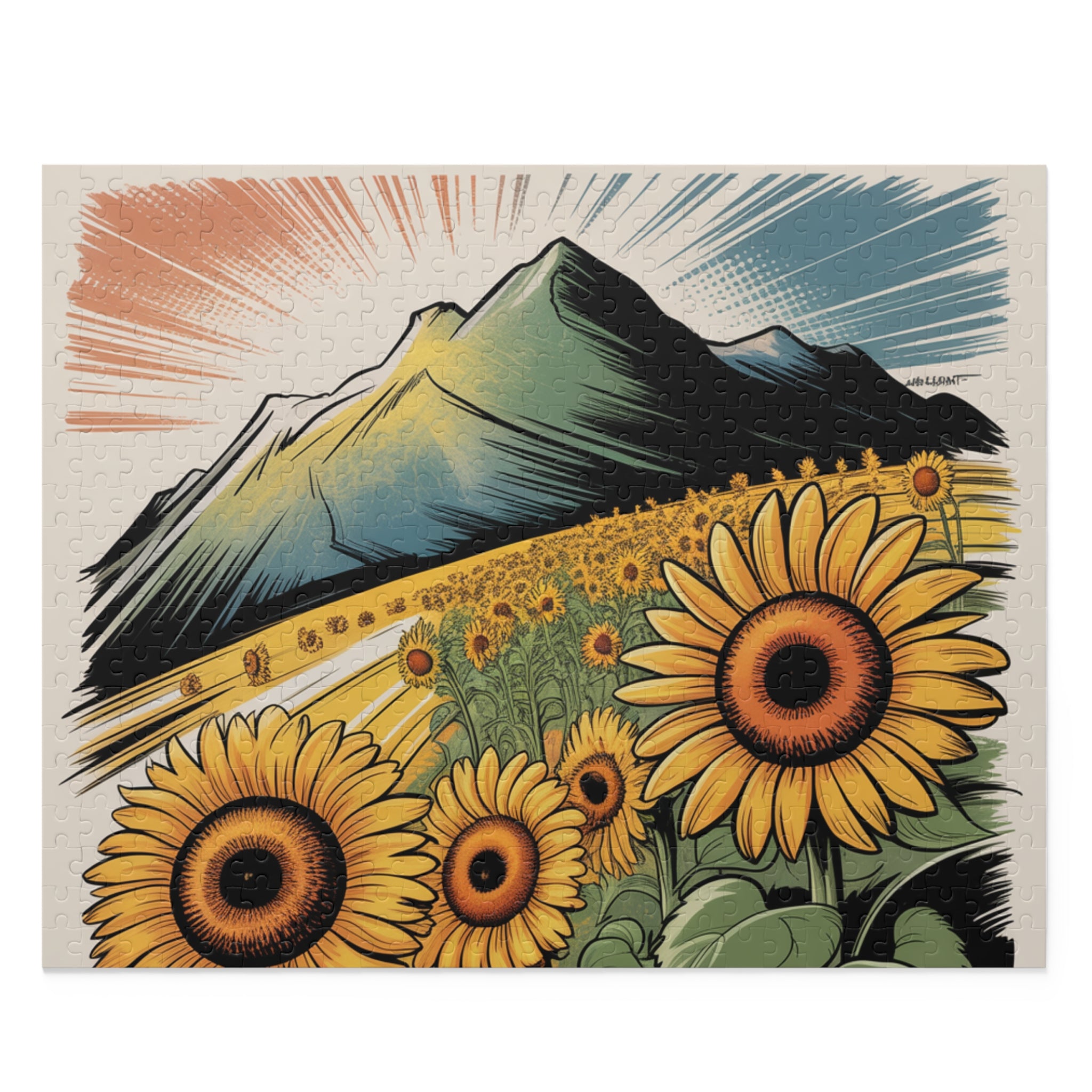 Sunflower Mountain Puzzle —