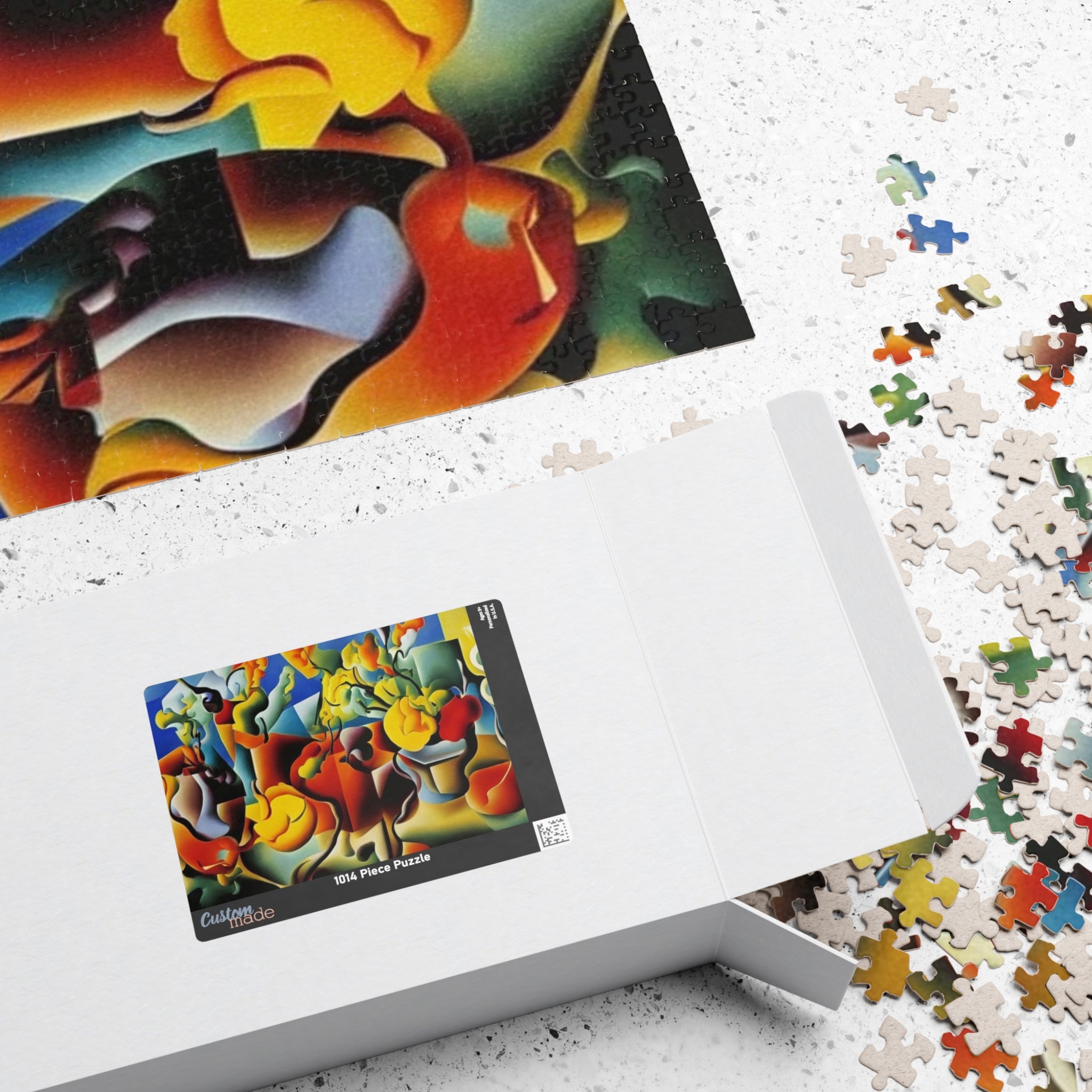 Abstract Flowers Series 3 Puzzle (110, 252, 520, 1014-piece)