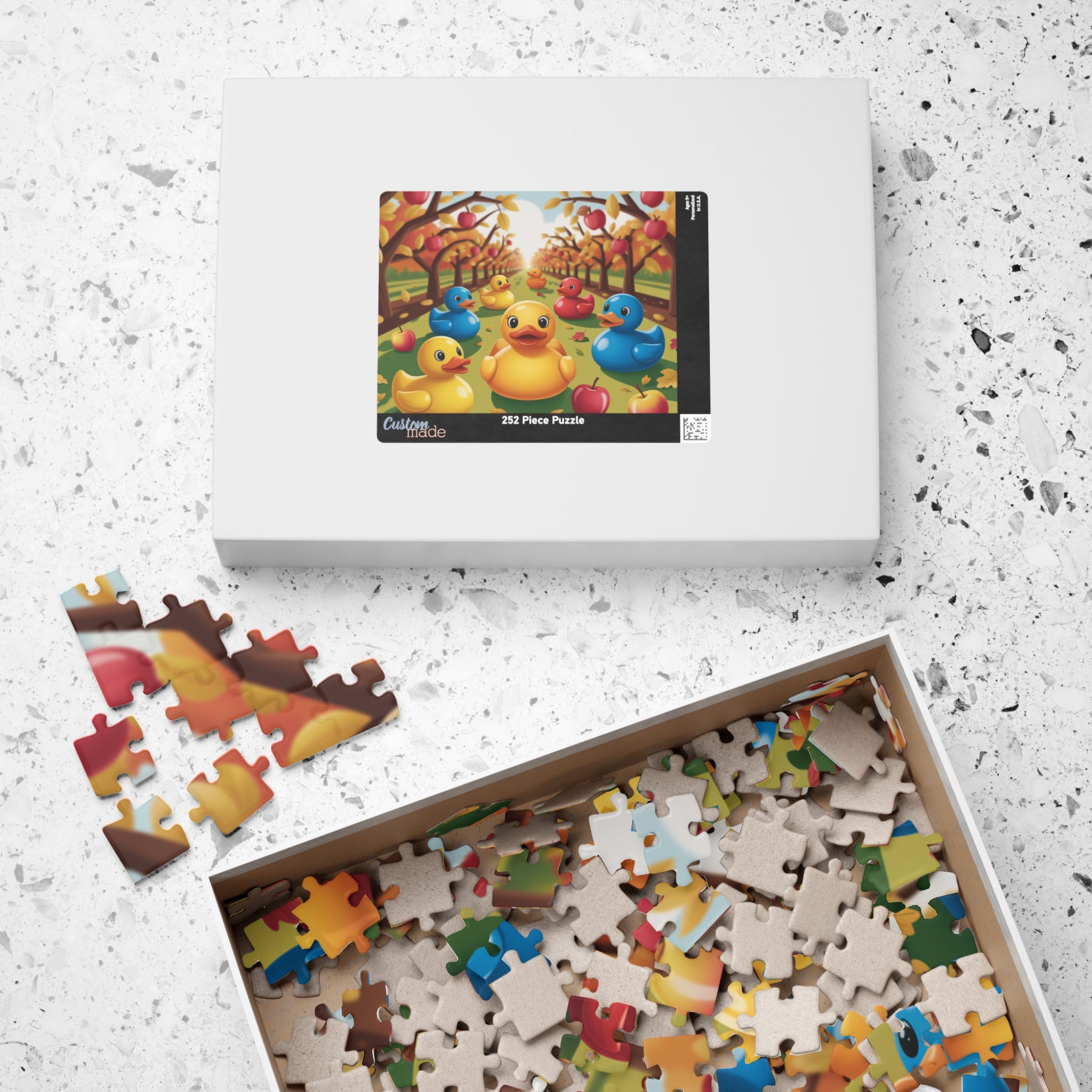 Autumn Apples Puzzle, Fun Family Activity, Perfect for Thanksgiving, Cozy Nights In, Unique Gift Idea, Seasonal Decor