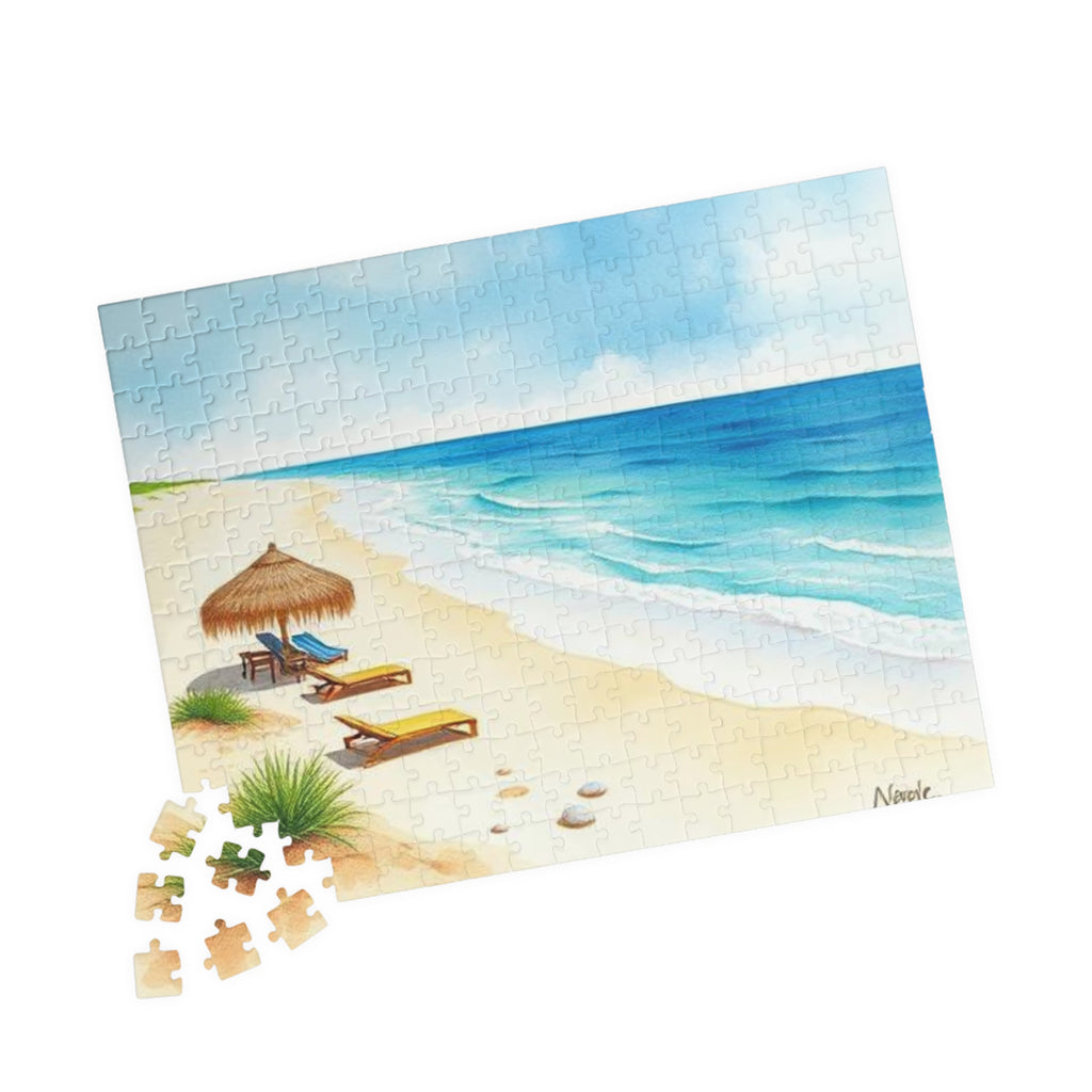 Serene Beach Scene Puzzle Series 3