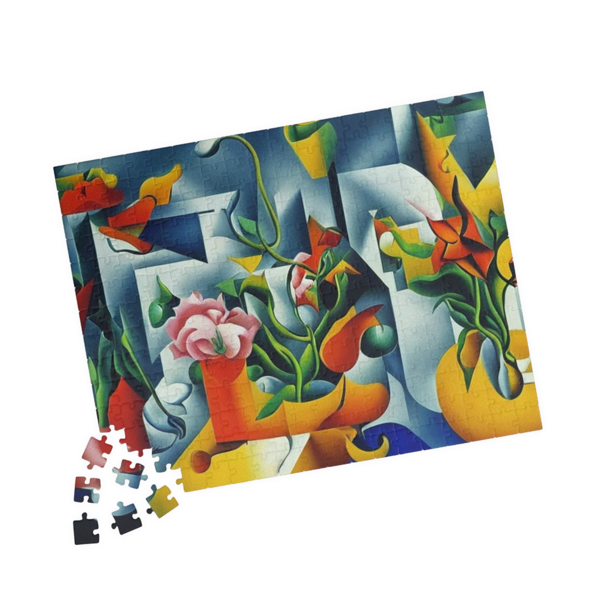 Abstract Floral Puzzle (110, 252, 520, 1014-piece)