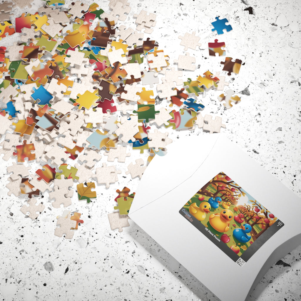 Autumn Apples Puzzle, Fun Family Activity, Perfect for Thanksgiving, Cozy Nights In, Unique Gift Idea, Seasonal Decor