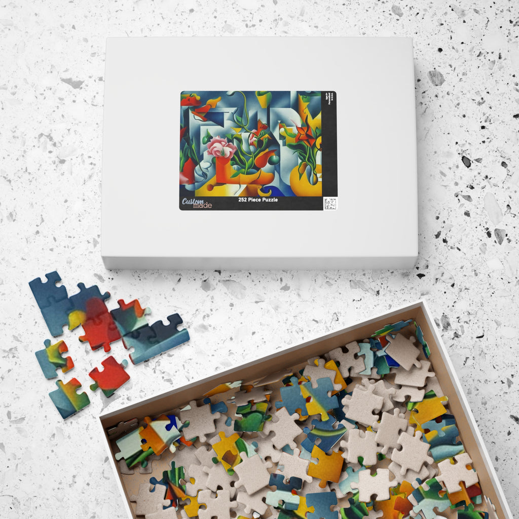 Abstract Flowers Series 5 Puzzle (110, 252, 520, 1014-piece)