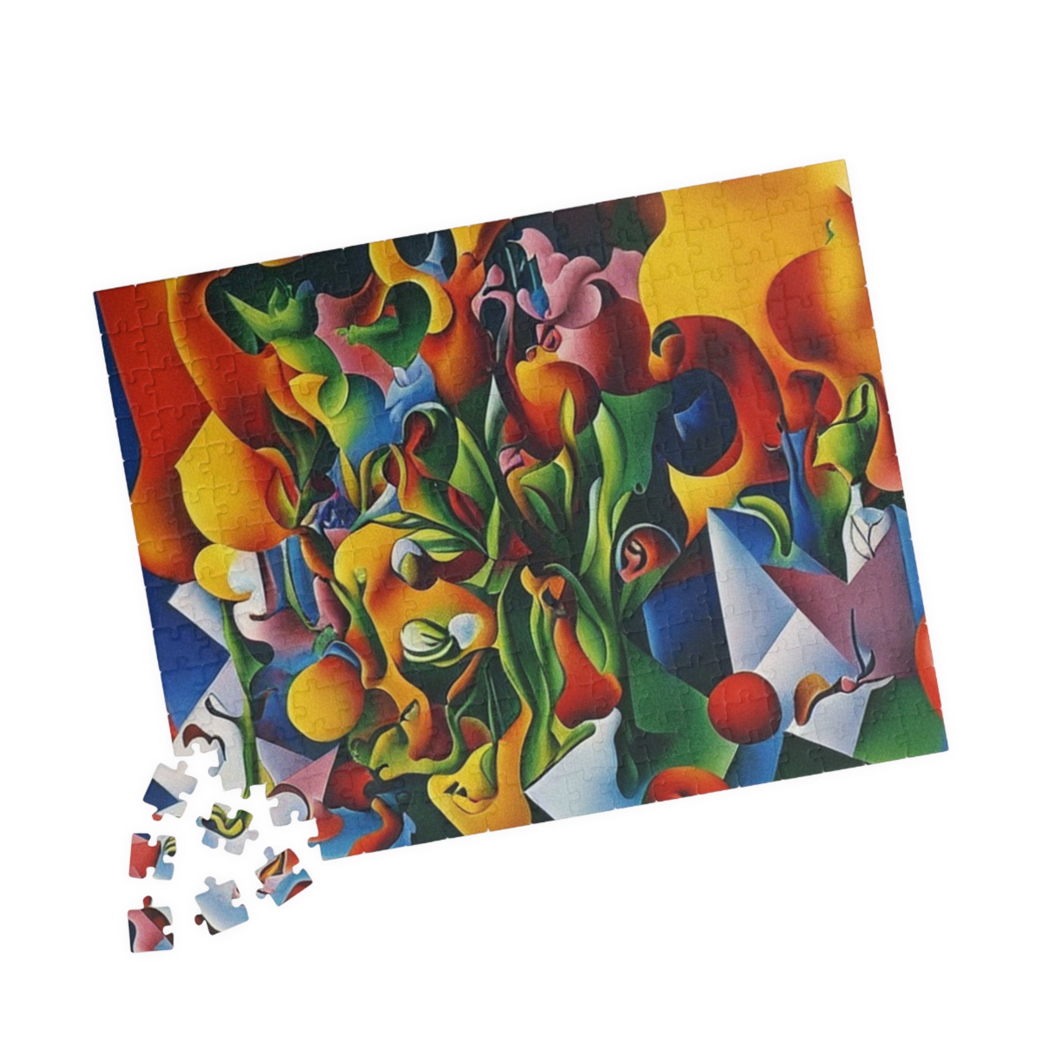 Abstract Flowers Series 1 Puzzle (110, 252, 520, 1014-piece)