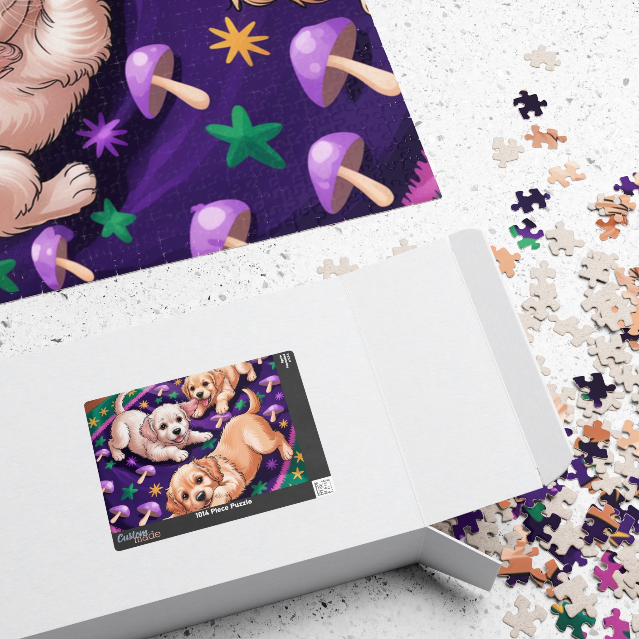 Dog Lovers Puzzle - 110, 252, 520, 1014-piece with Cute Puppies, Fun Gift for Pet Owners, Family Activities, Birthday, Holiday, Home Decor
