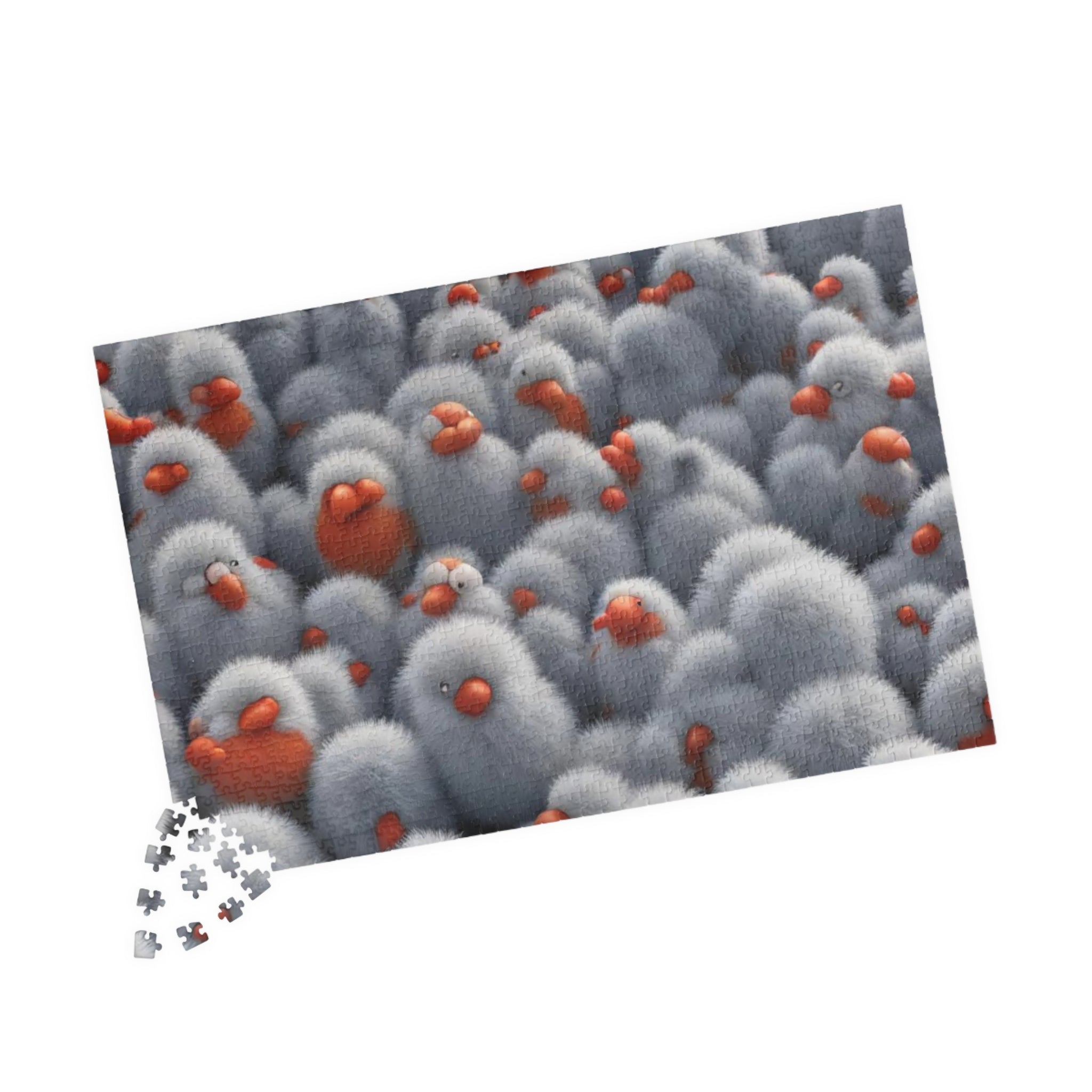 Fluffy Bird Cartoon Puzzle