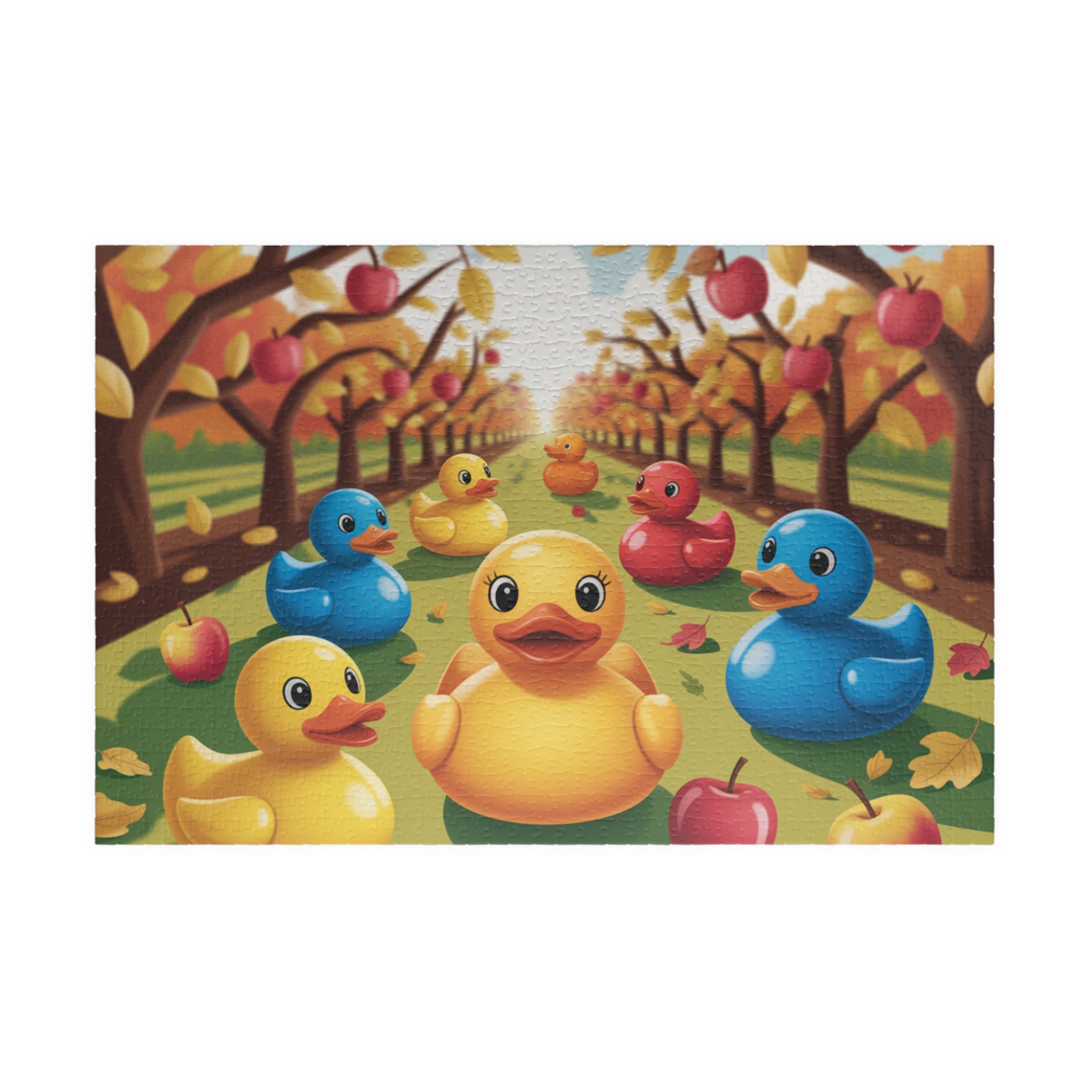 Autumn Apples Puzzle, Fun Family Activity, Perfect for Thanksgiving, Cozy Nights In, Unique Gift Idea, Seasonal Decor