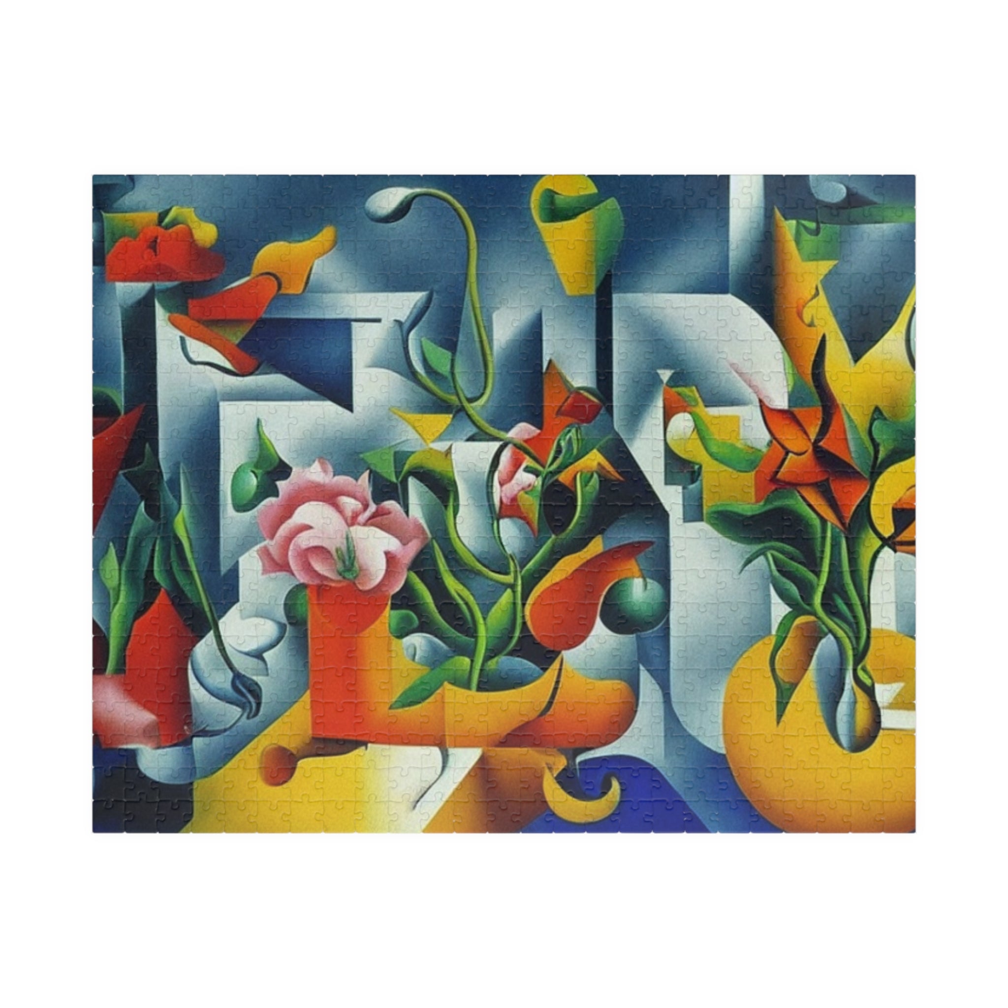 Abstract Floral Puzzle (110, 252, 520, 1014-piece)