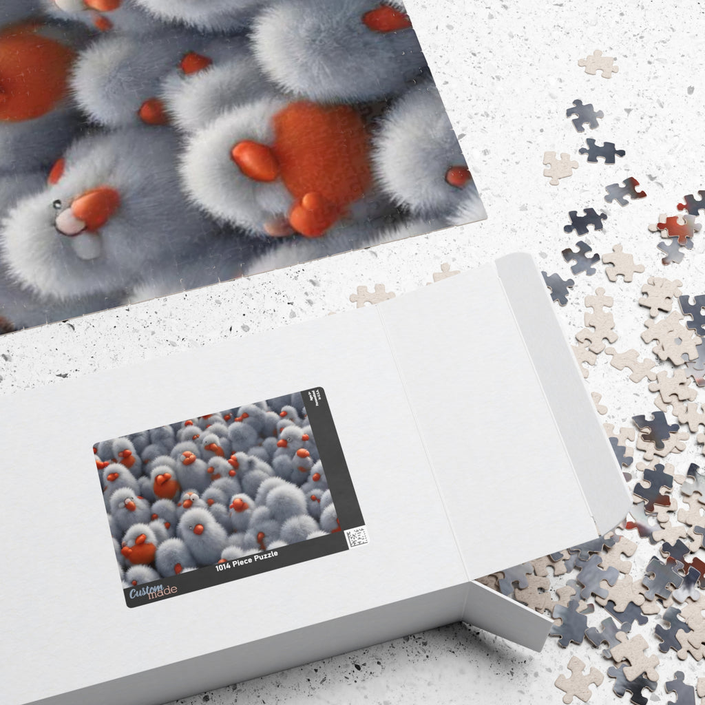 Fluffy Bird Cartoon Puzzle