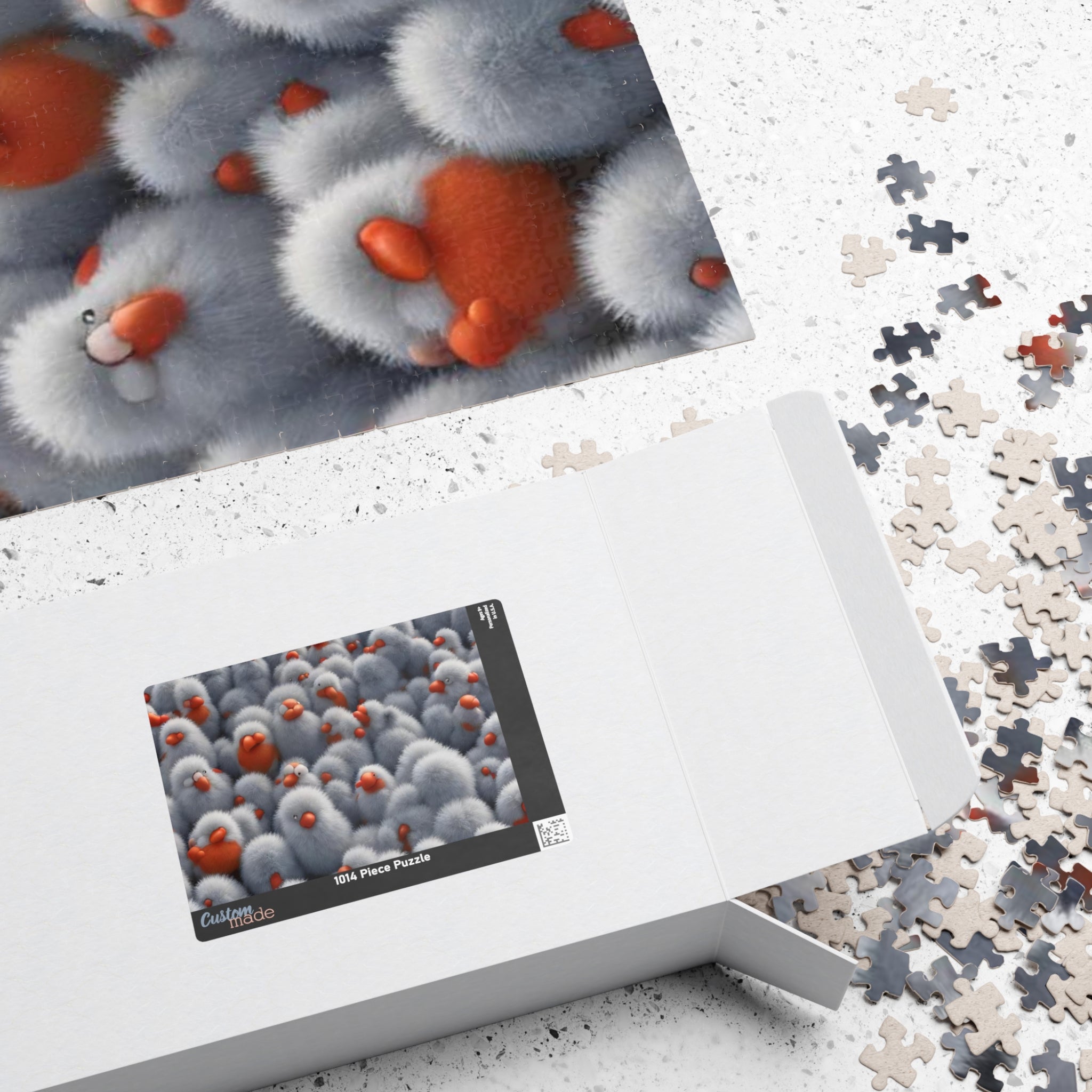 Fluffy Bird Cartoon Puzzle