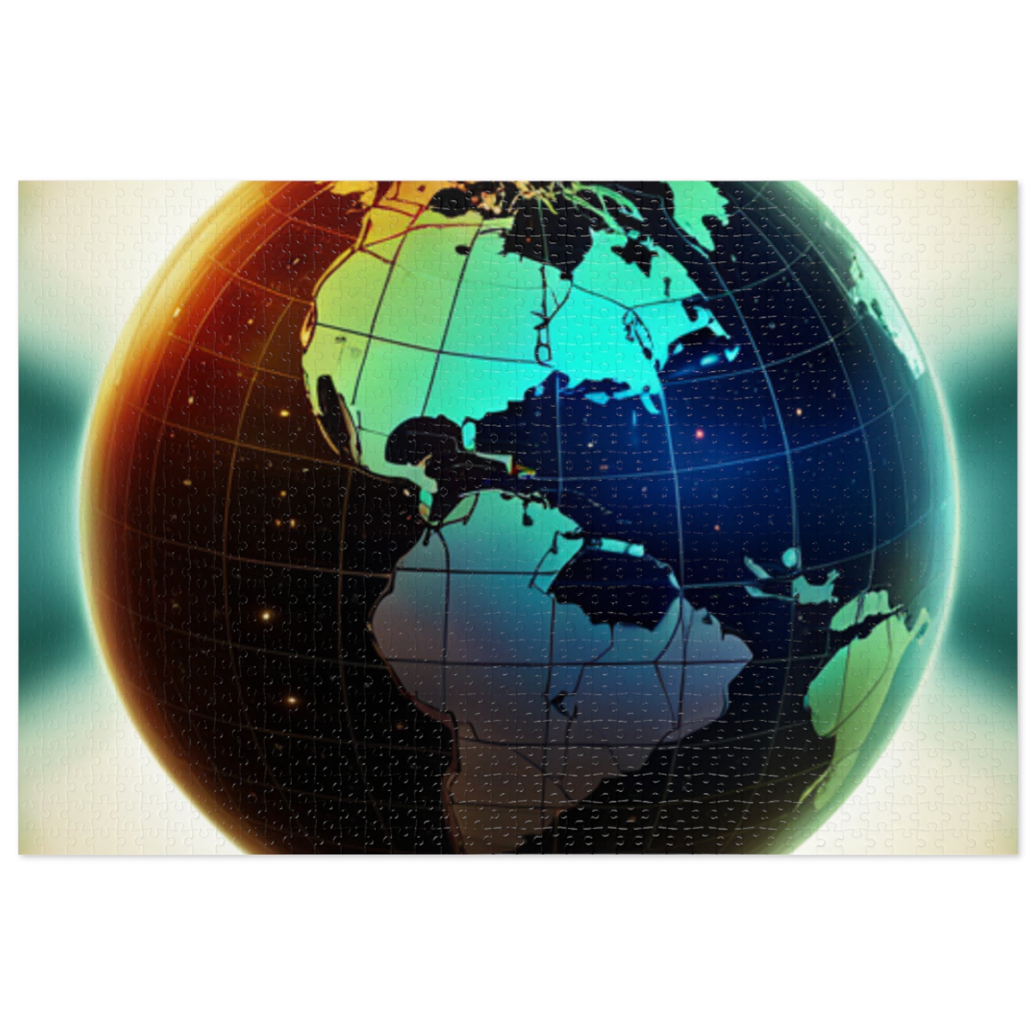World Globe Jigsaw Puzzle —