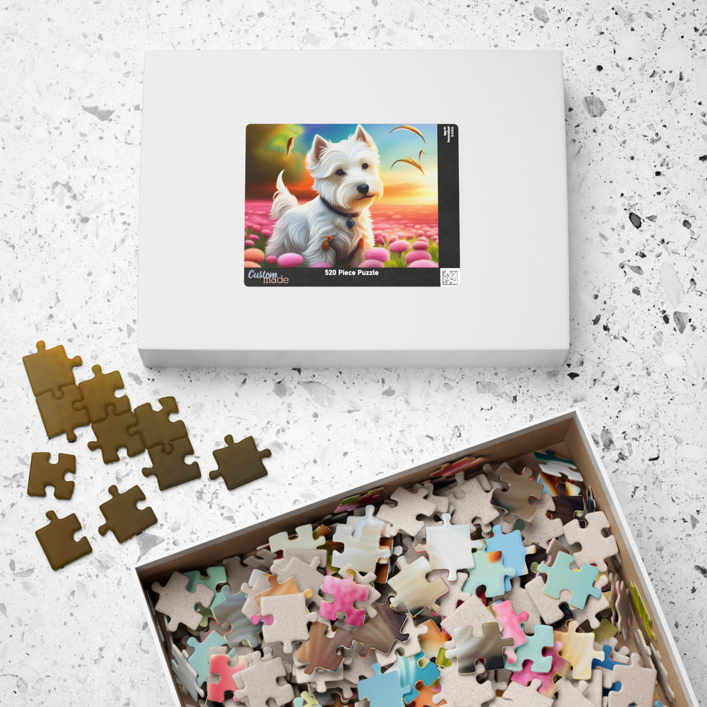 Lazy Westie in the field