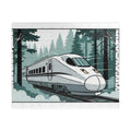 High-Speed Train Puzzle — Scenic Forest Train Jigsaw (110/252/520/1014 pcs)